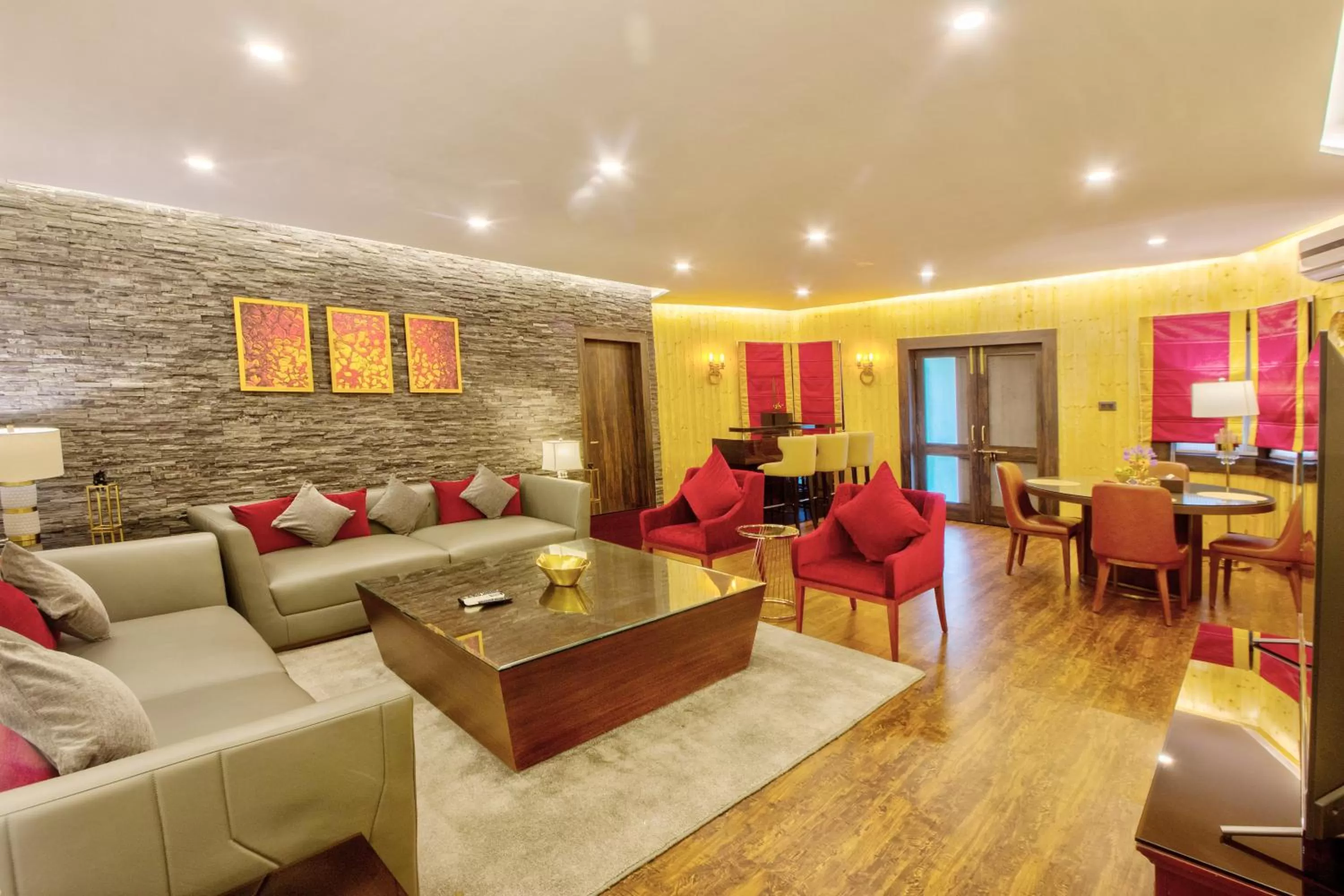Living room in Span Resort and Spa, Manali