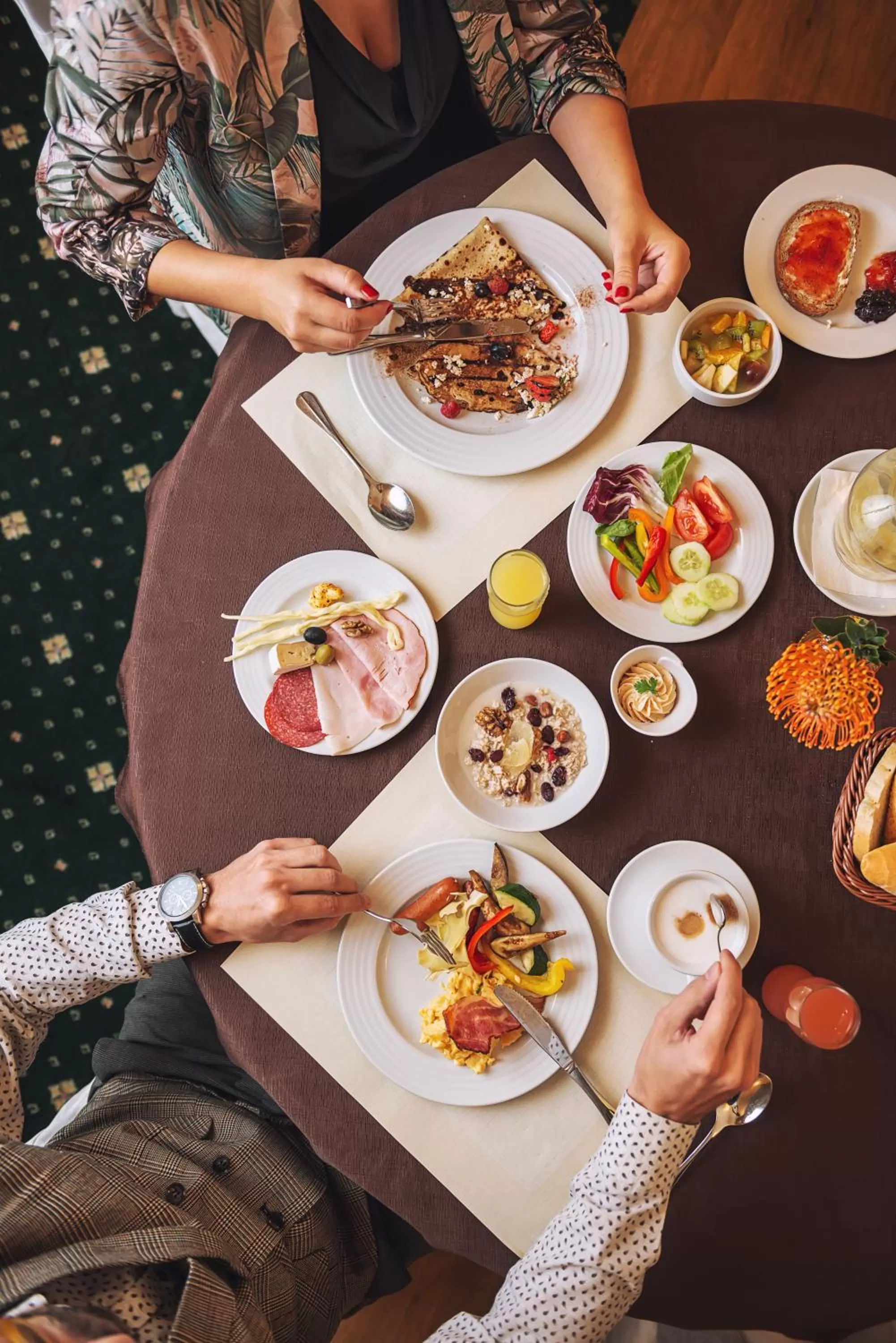 People in Grand Hotel Praha