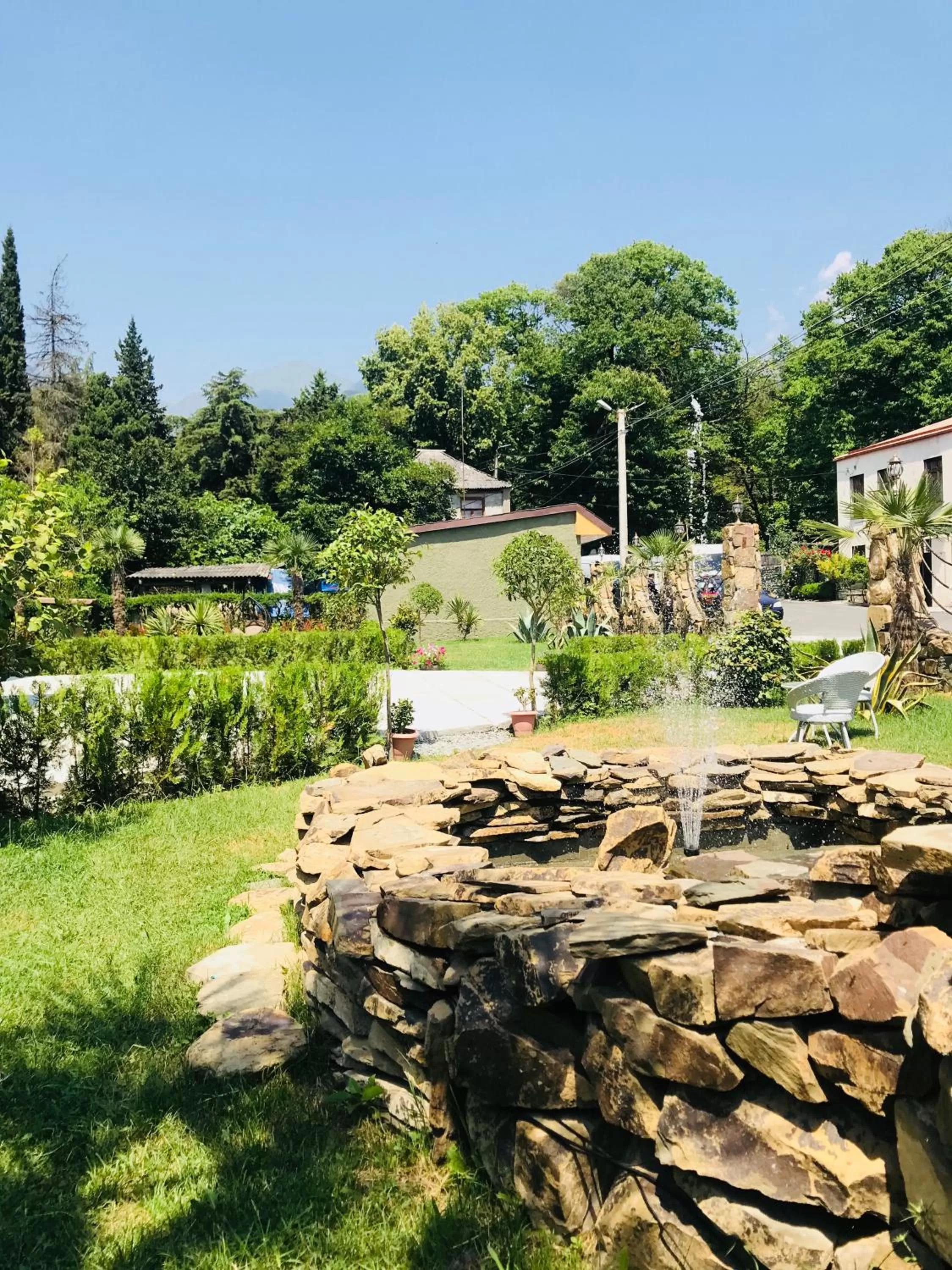 Garden in Royal Palace Hotel, Lagodekhi