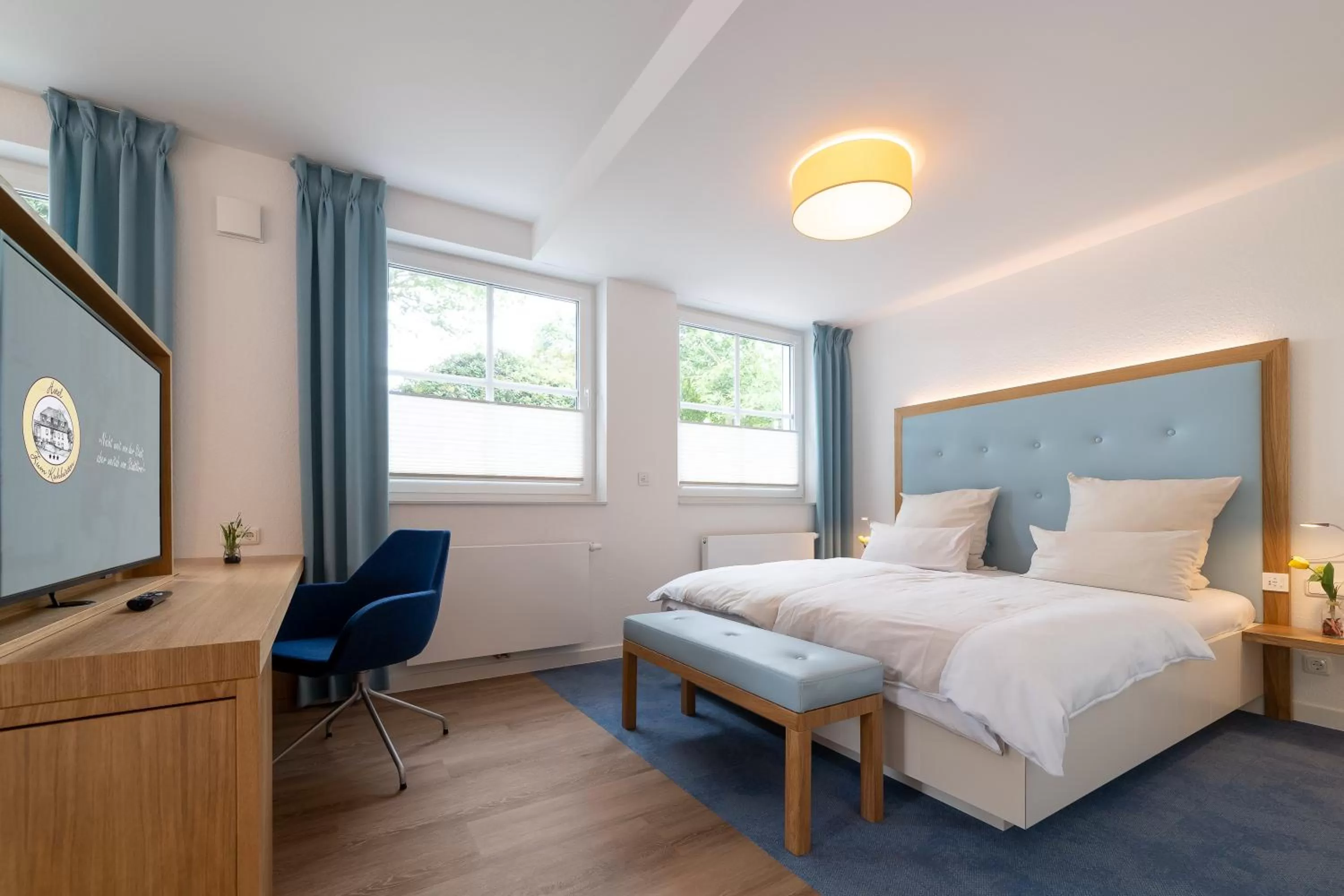 Bed in Hotel zum Kuhhirten