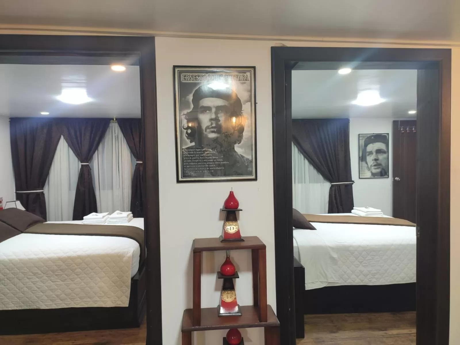 Bed in Hotel el Che No apto para corruptos