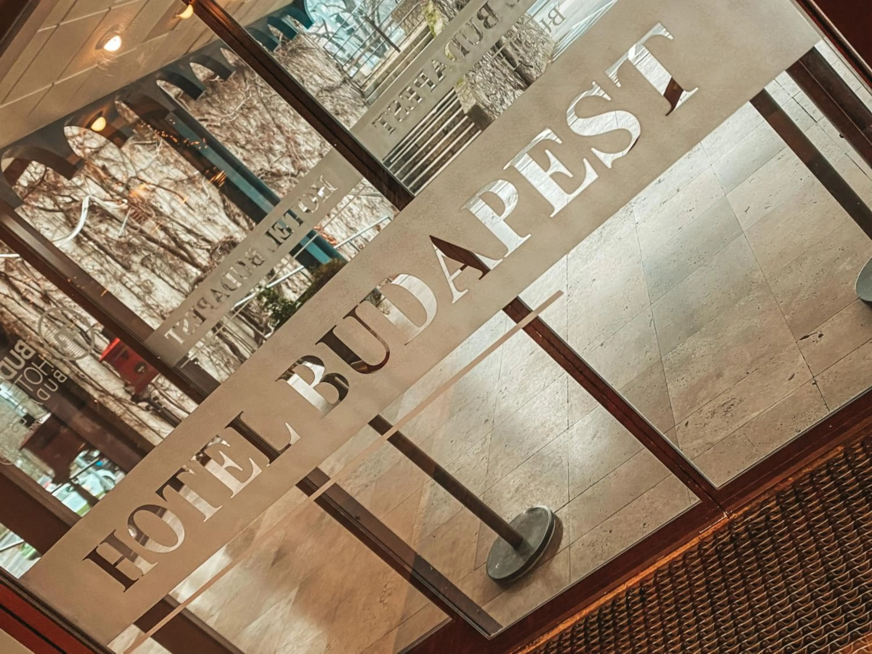 Facade/entrance in Hotel Budapest