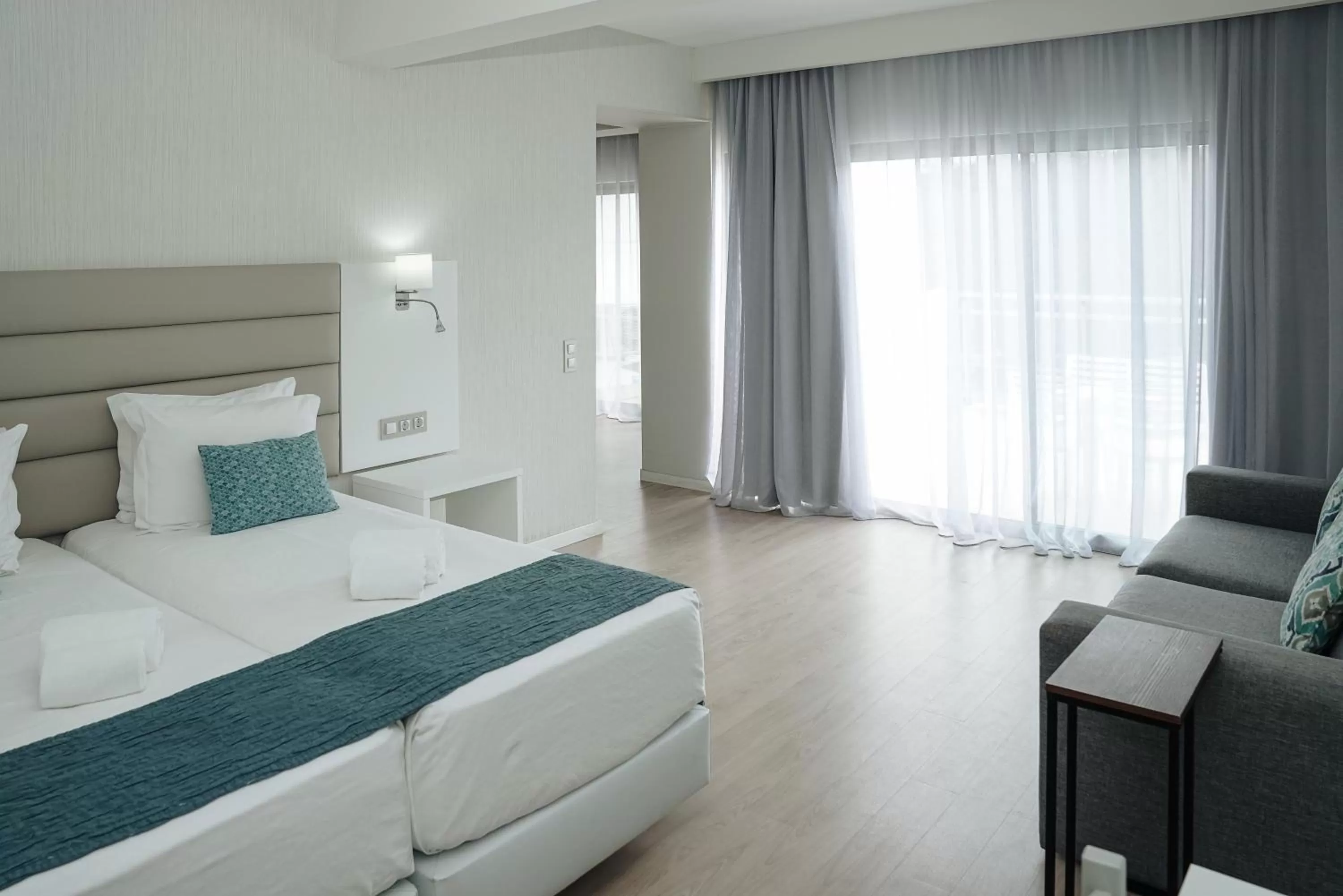 Bed in Carvi Beach Hotel