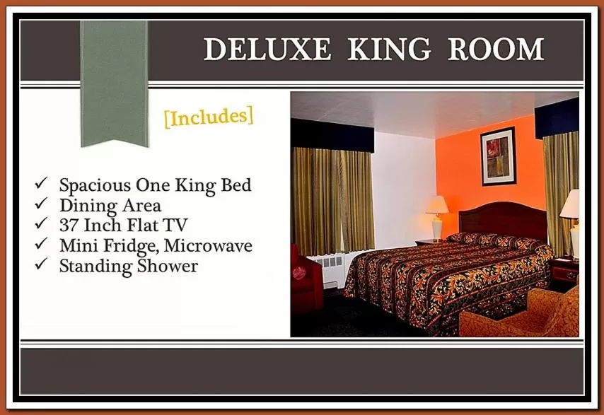 Bed in The Cardinal Inn