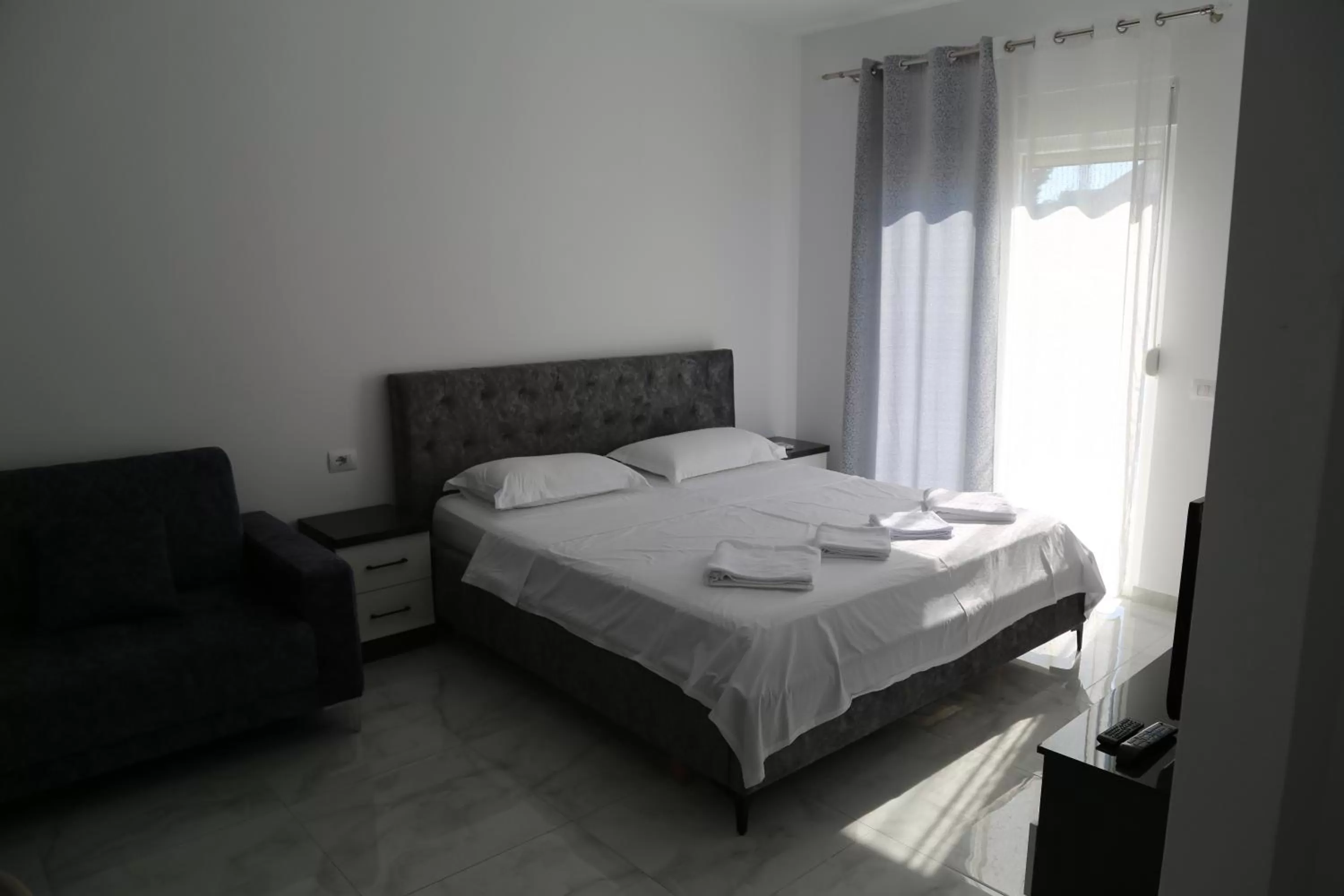 Bed in Anchor Apartments