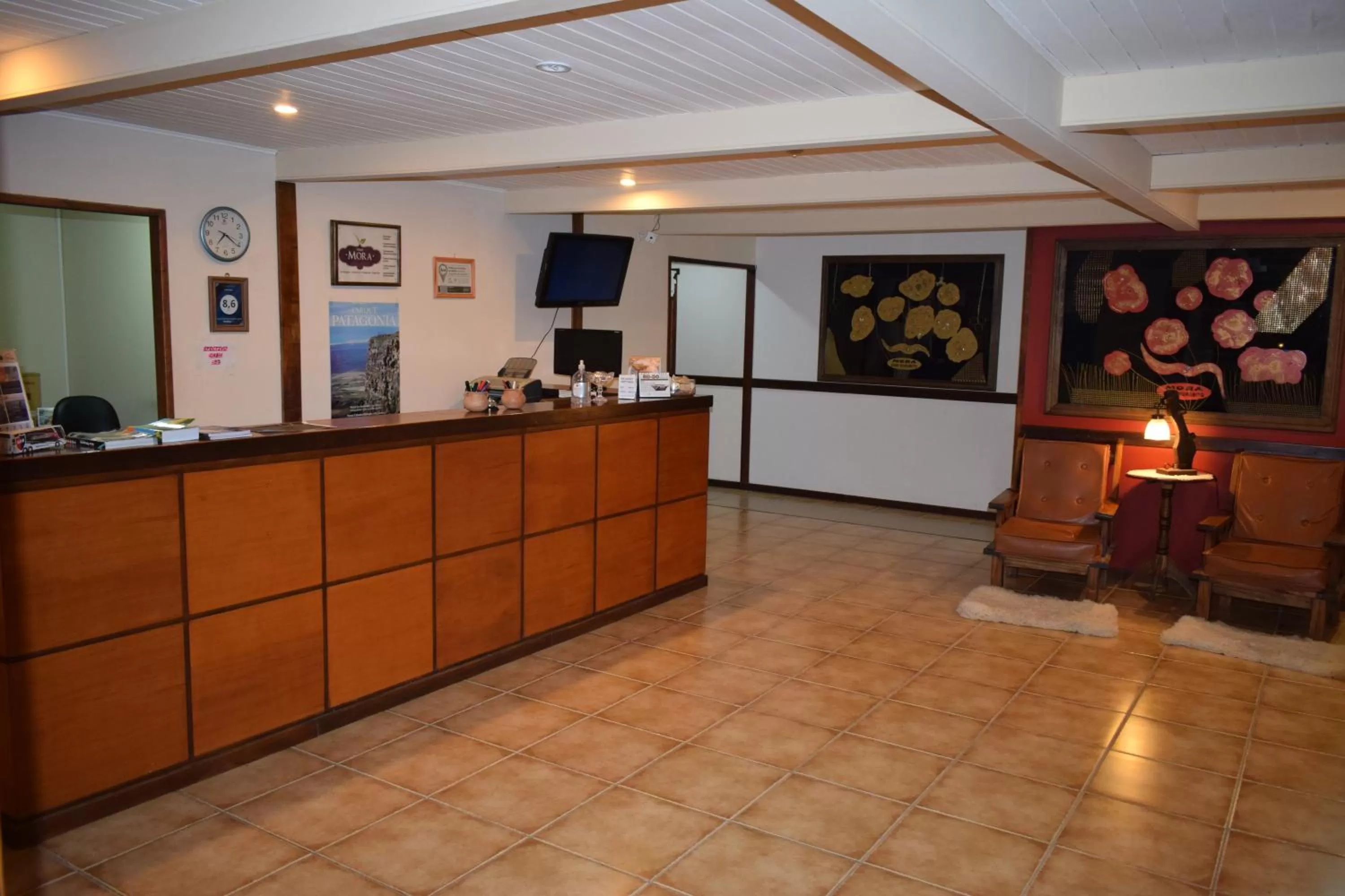 Lobby/Reception in Hotel Mora