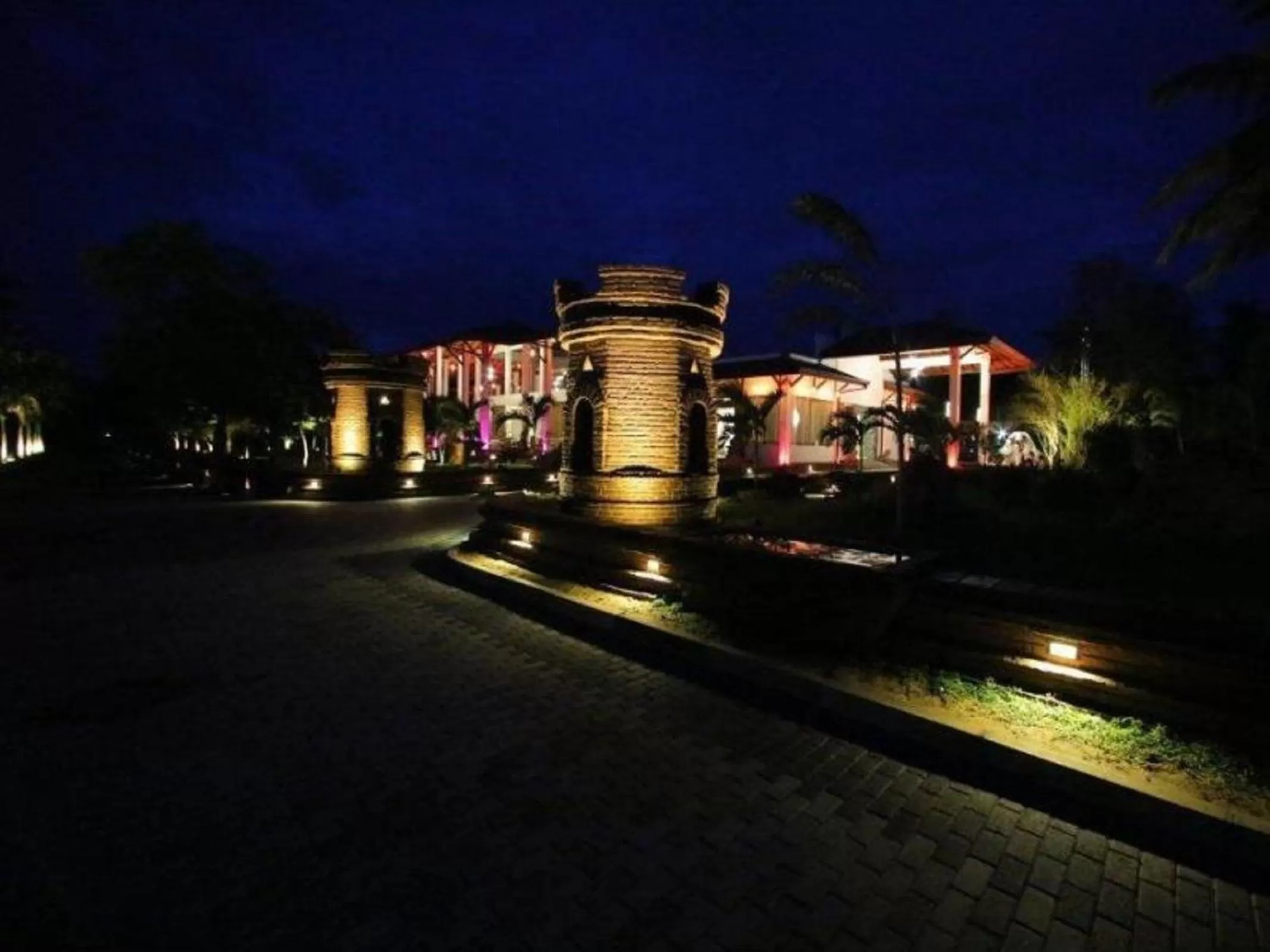 Property building in Ruins Chaaya Hotel