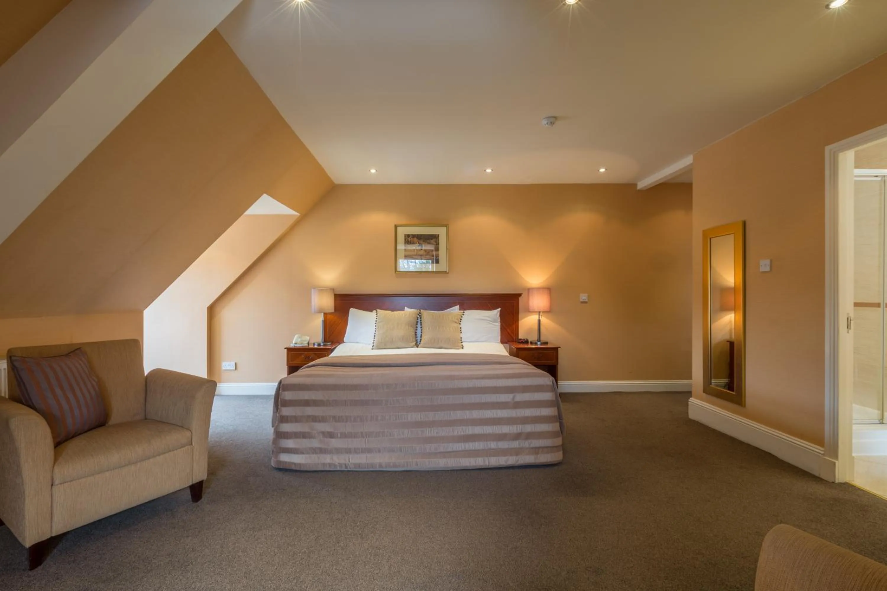 Decorative detail, Bed in Sherbrooke Castle Hotel