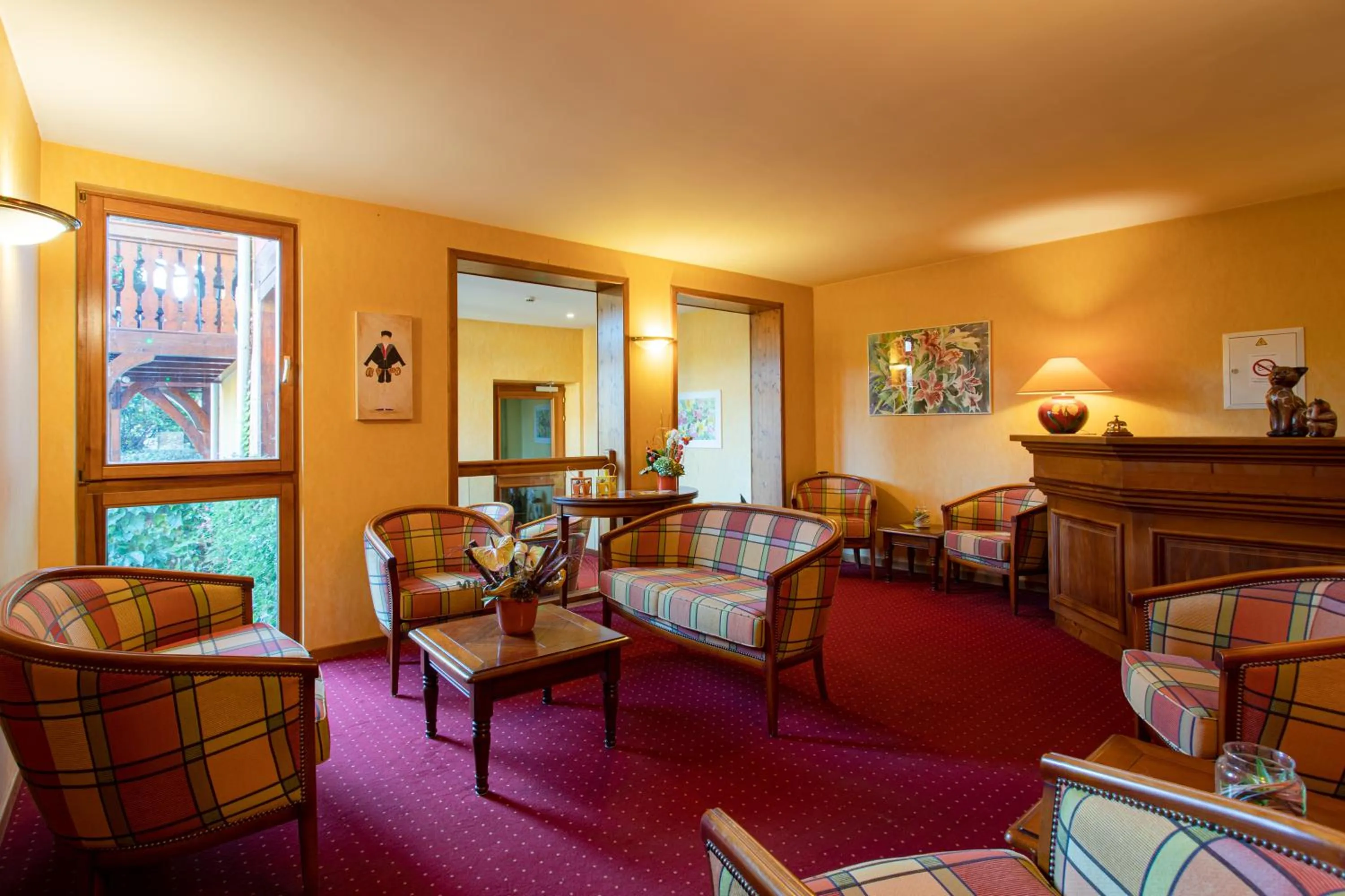 Lounge or bar in L'Abbaye d'Alspach