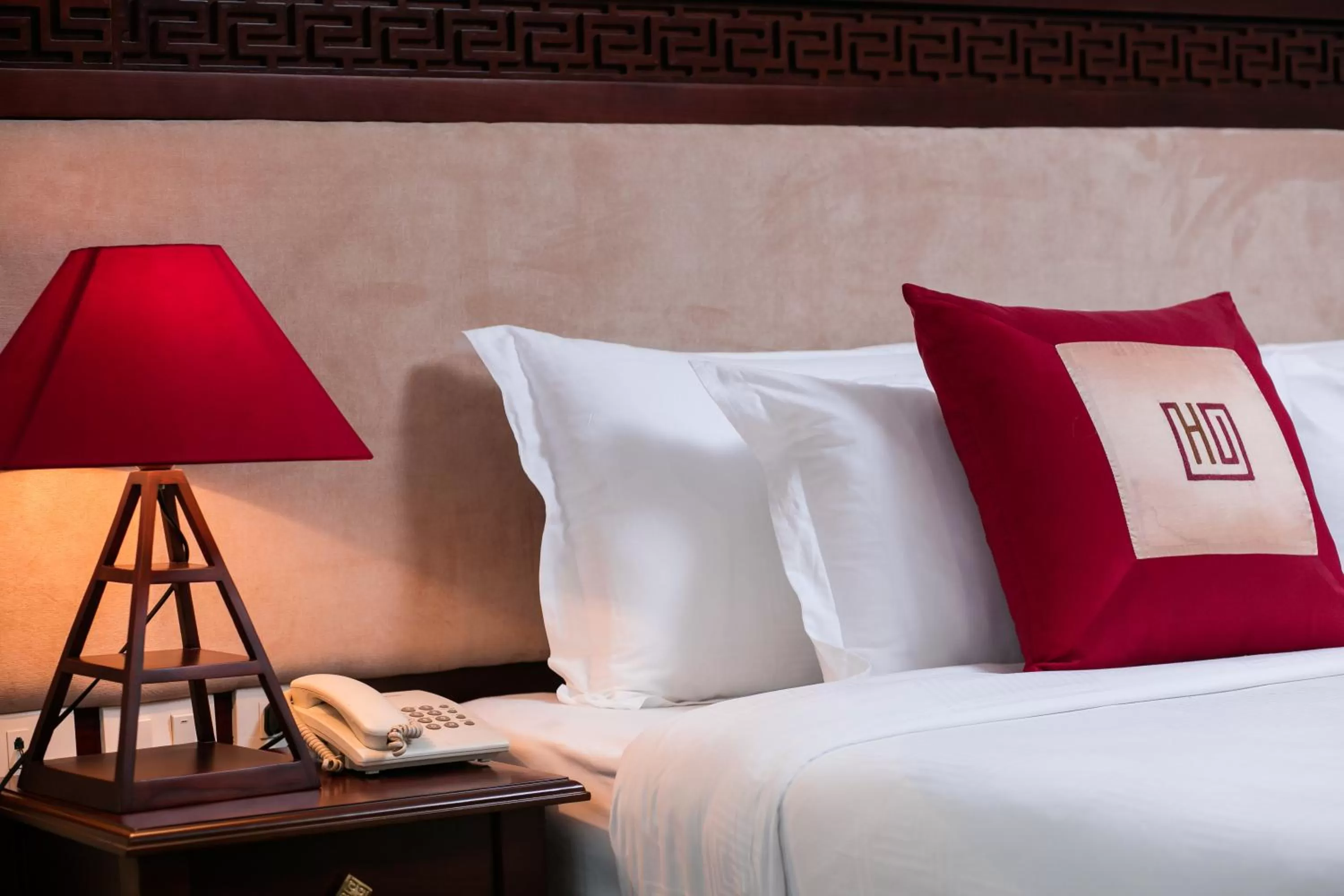 Bed in Au Coeur d'Hanoi Boutique Hotel