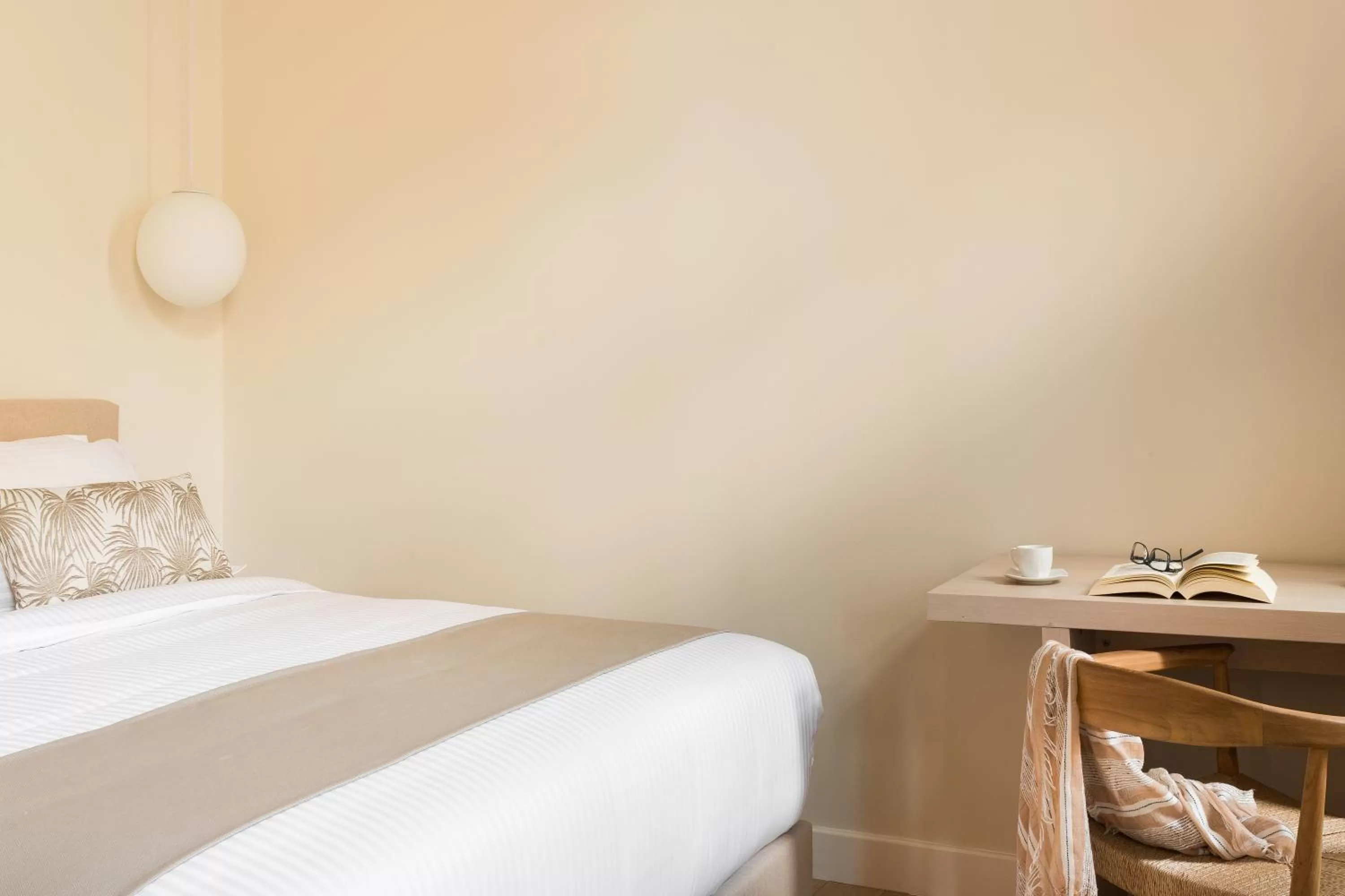 Bed in SYROS SOUL LUXURY SUITES