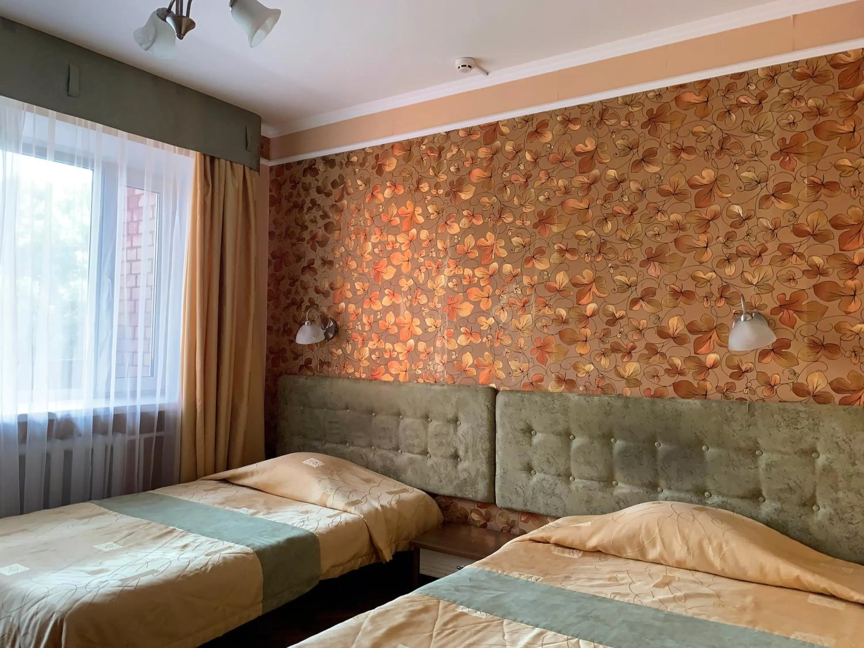 Bed in Hotel Prydesnyansky