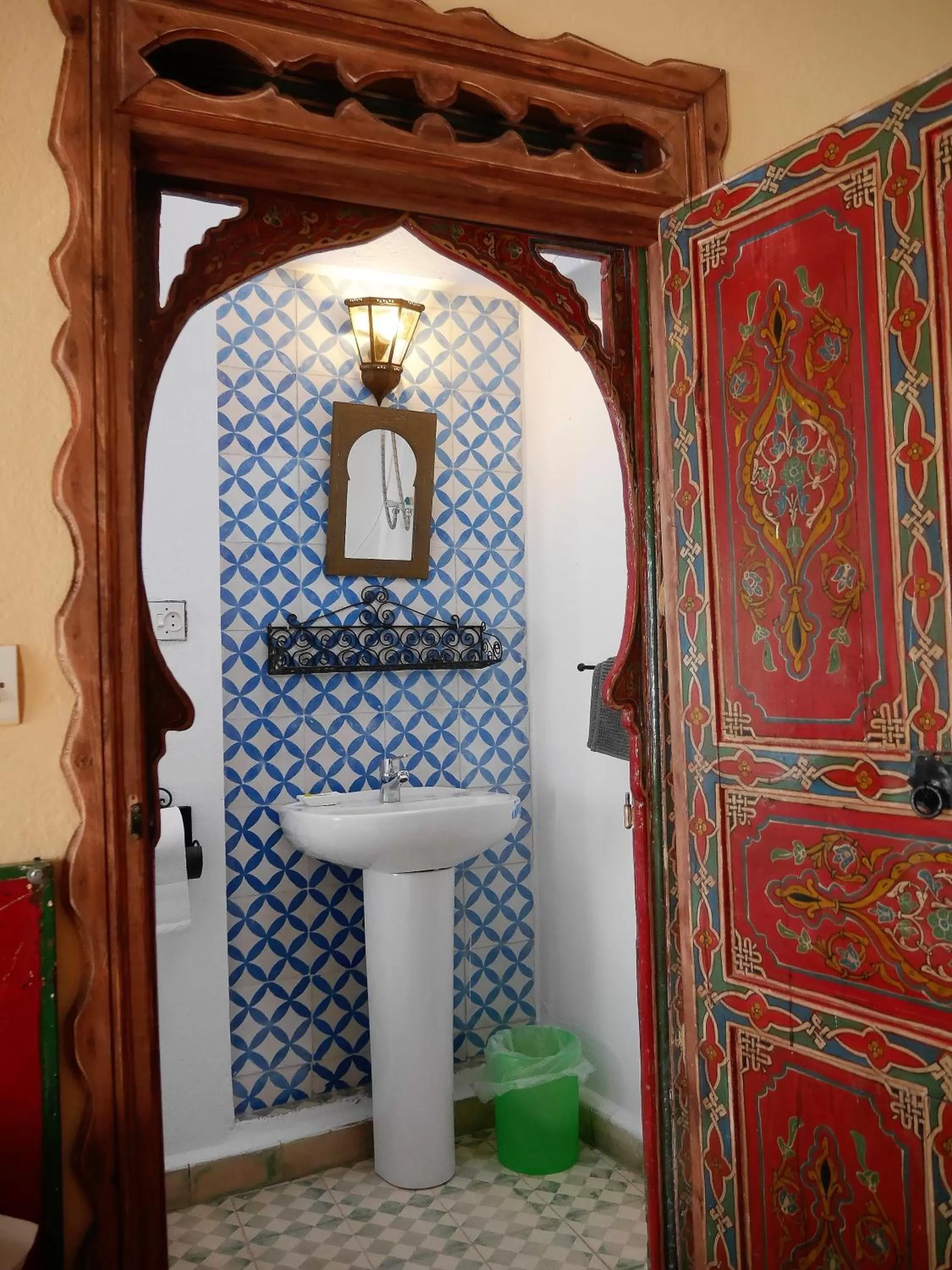 Decorative detail, Bathroom in Dar Dalia