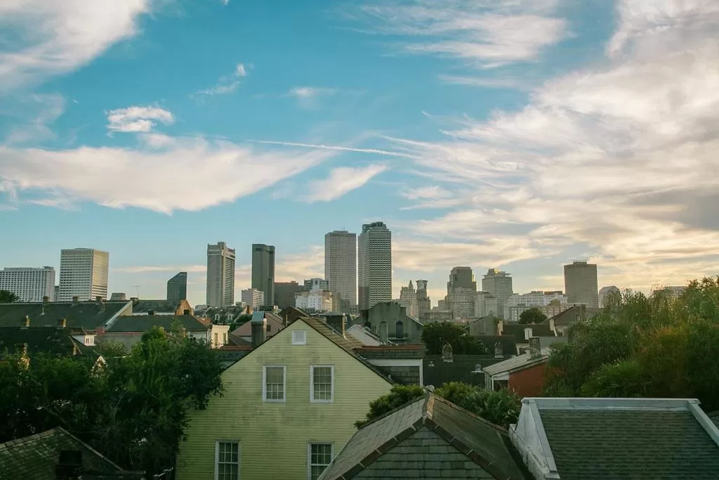 City view in Lafitte Hotel & Bar