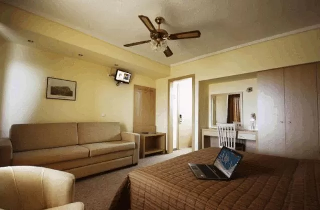 Bed in Orpheus Hotel