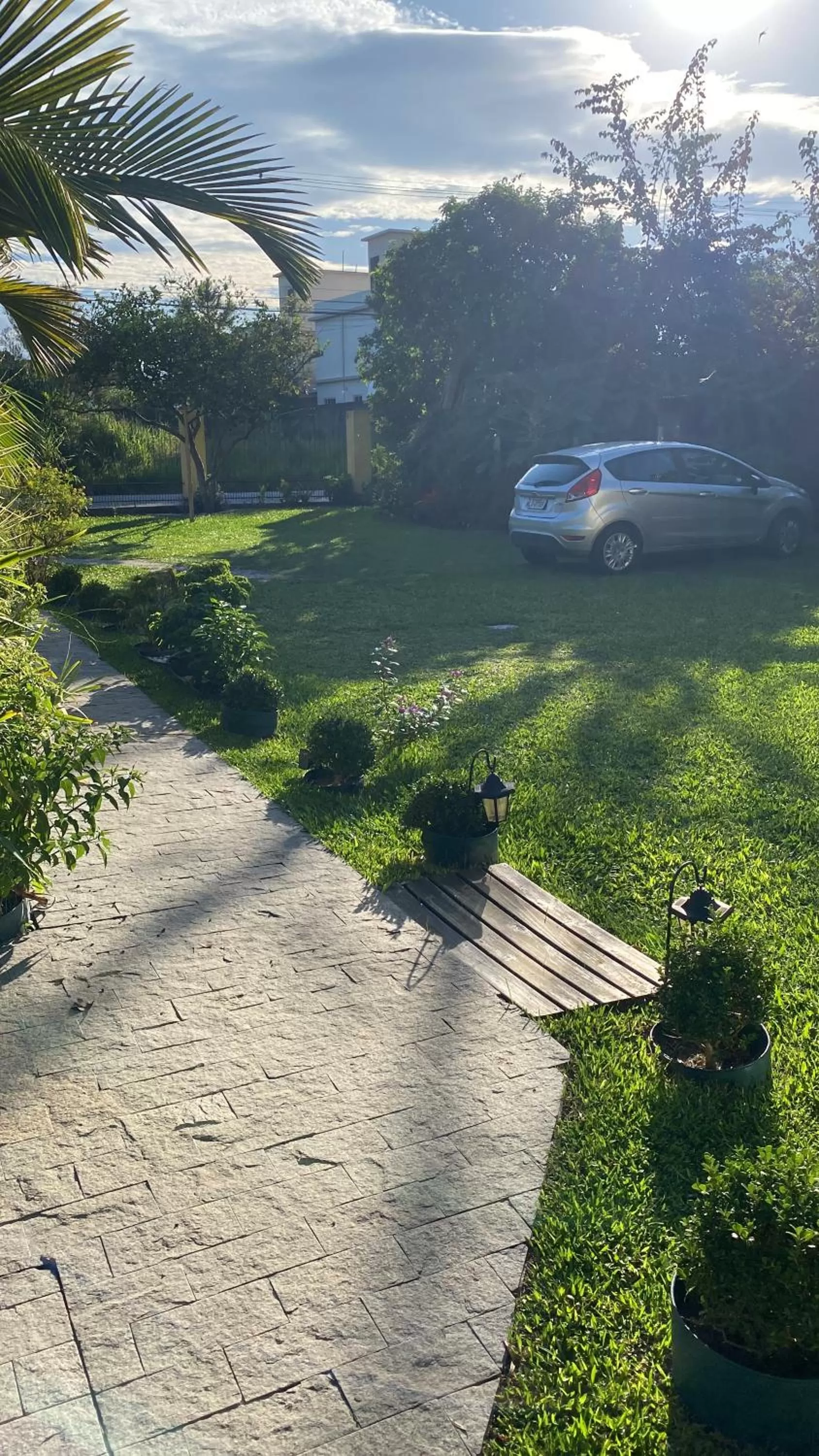 Garden in Pousada Santa Genoveva campeche