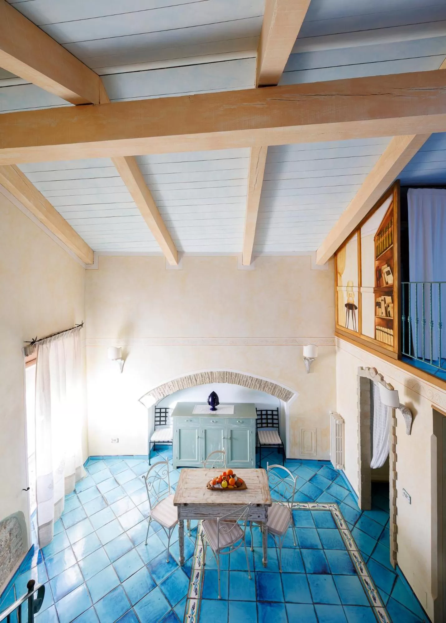 Living room, Bed in Residenza Sveva