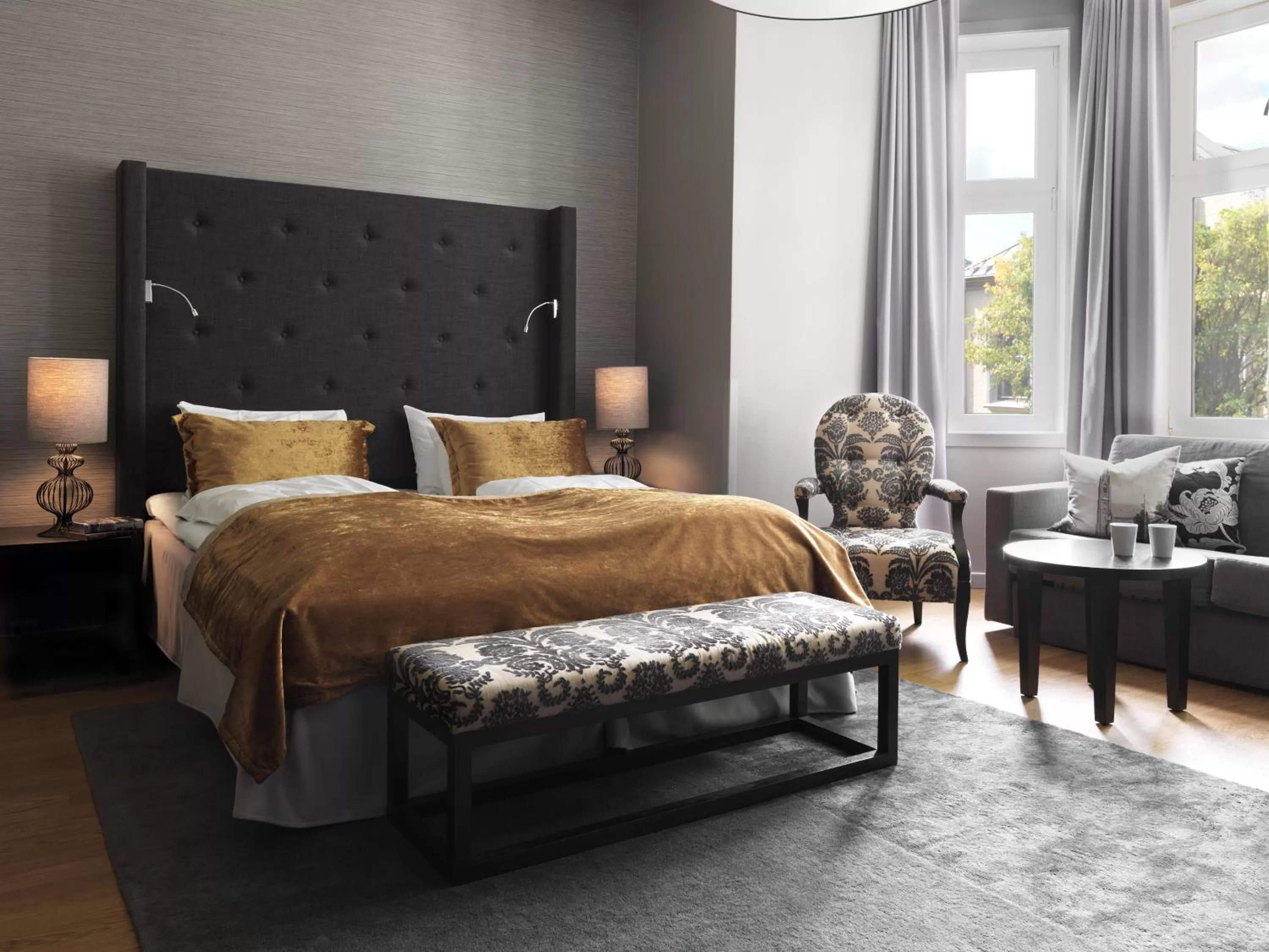 Bed in Saga Hotel Oslo, WorldHotels Crafted