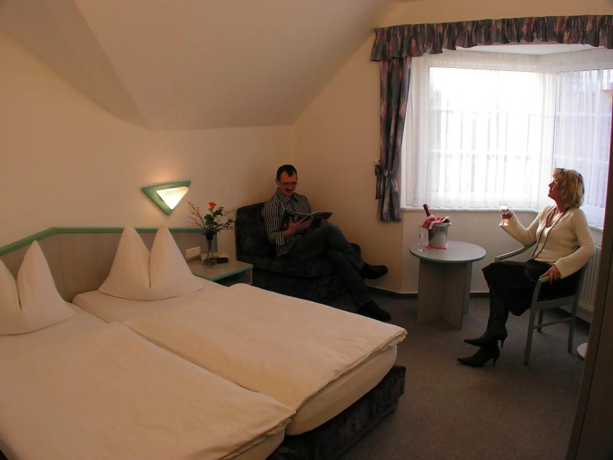 Bed in Hotel Am Markt