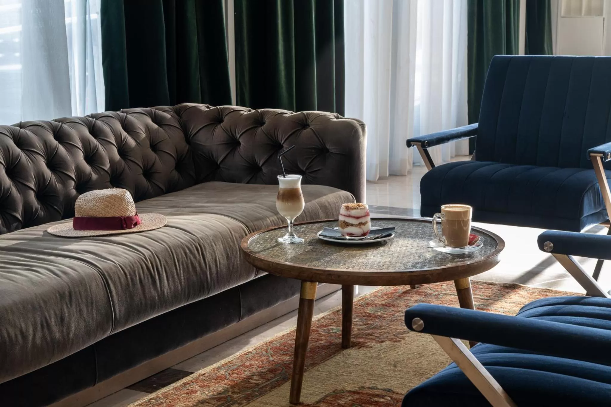 Seating area in Crowne Plaza Tel Aviv Beach by IHG