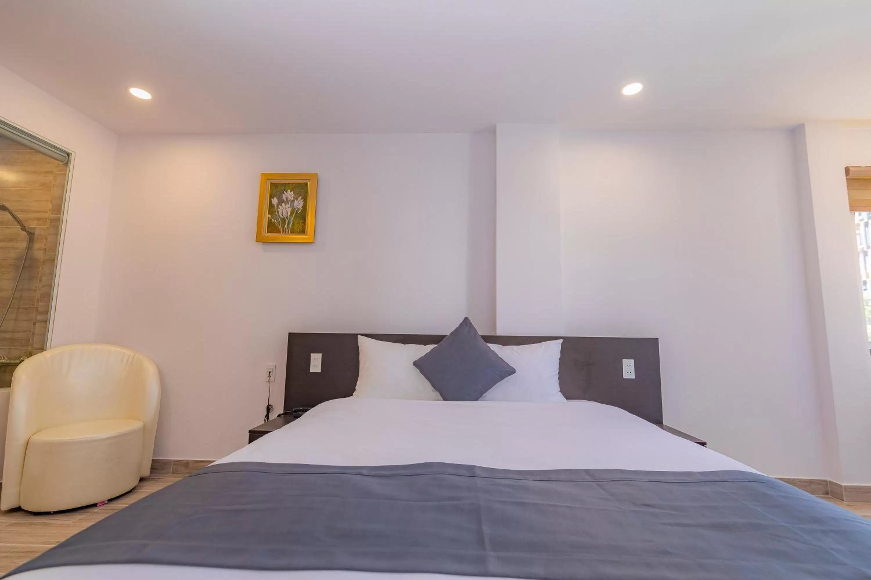 Bed in Khanh Uyen 3 Hotel