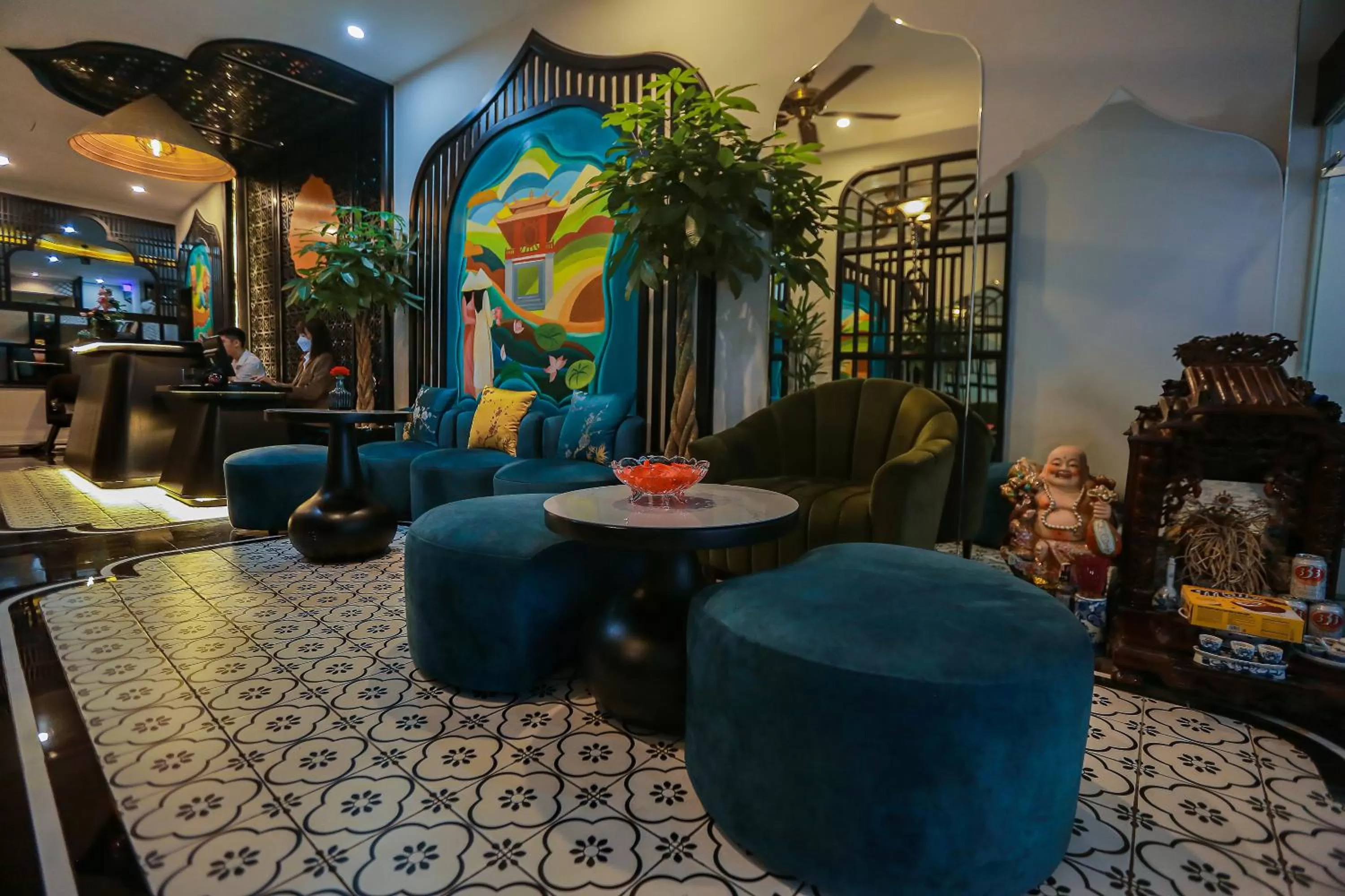 Lobby or reception in Hanoi Center Silk Hotel & Travel