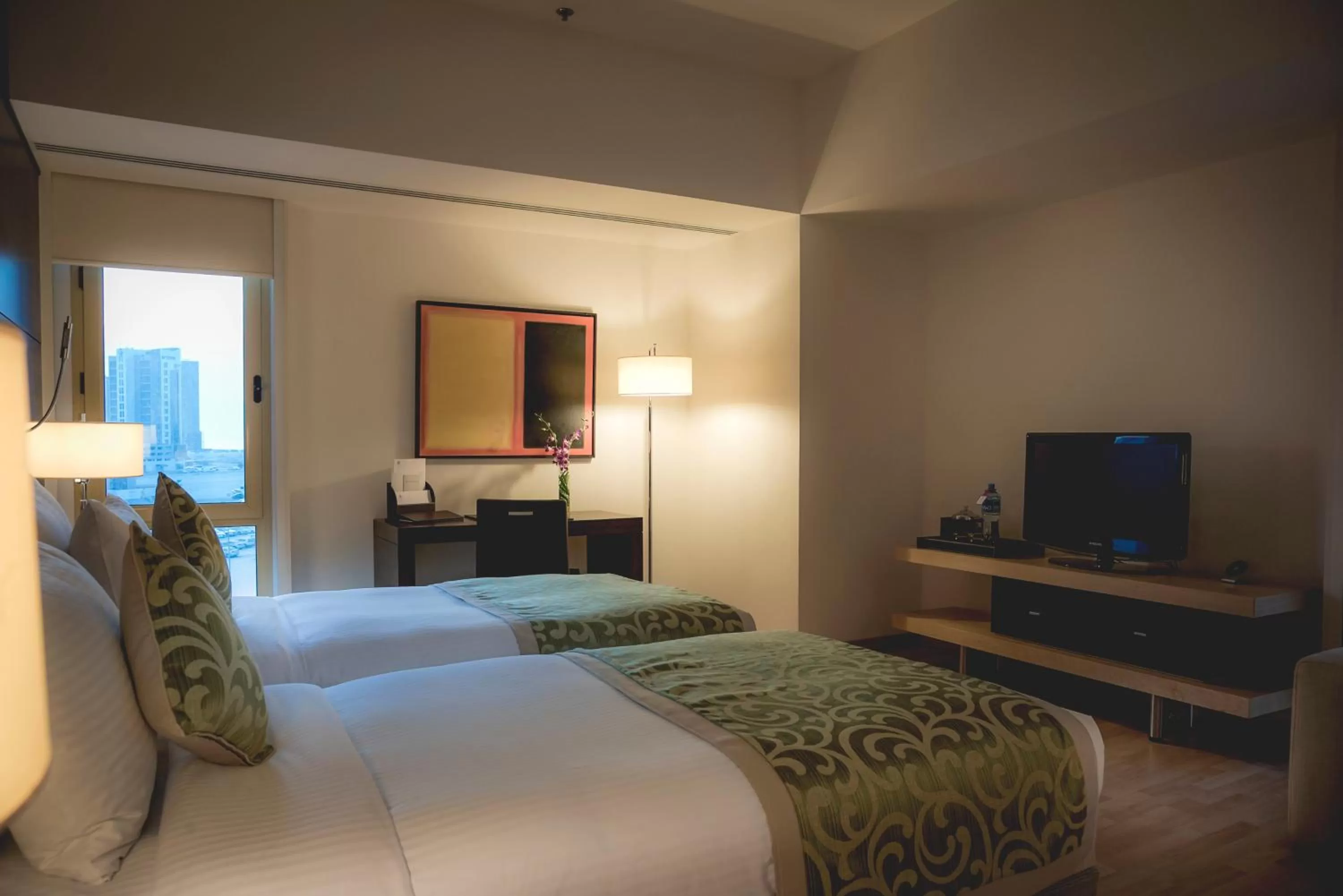 Communal lounge/ TV room, Bed in Asdal Boutique Hotel Seef