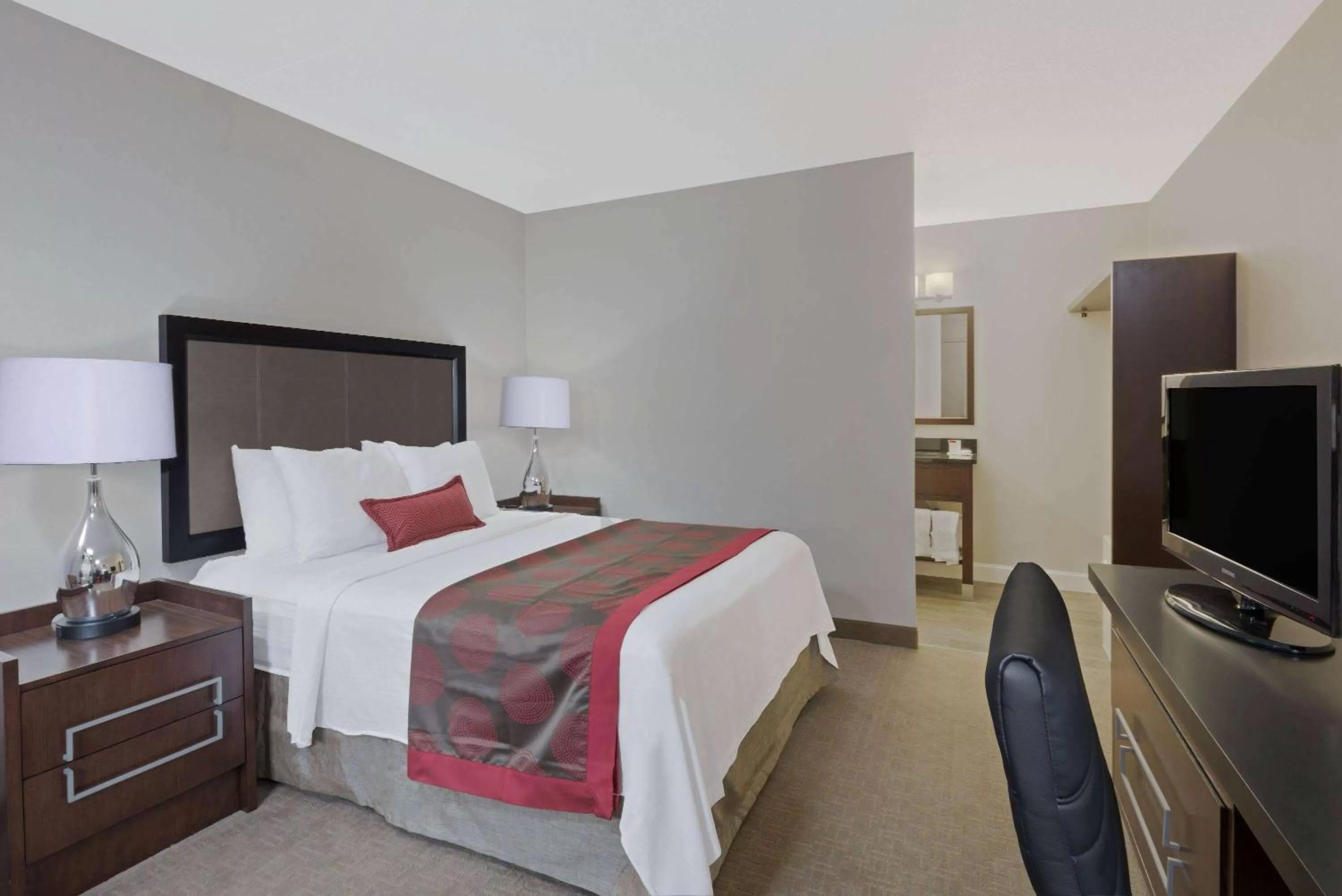 Photo of the whole room, Bed in Ramada by Wyndham Boston