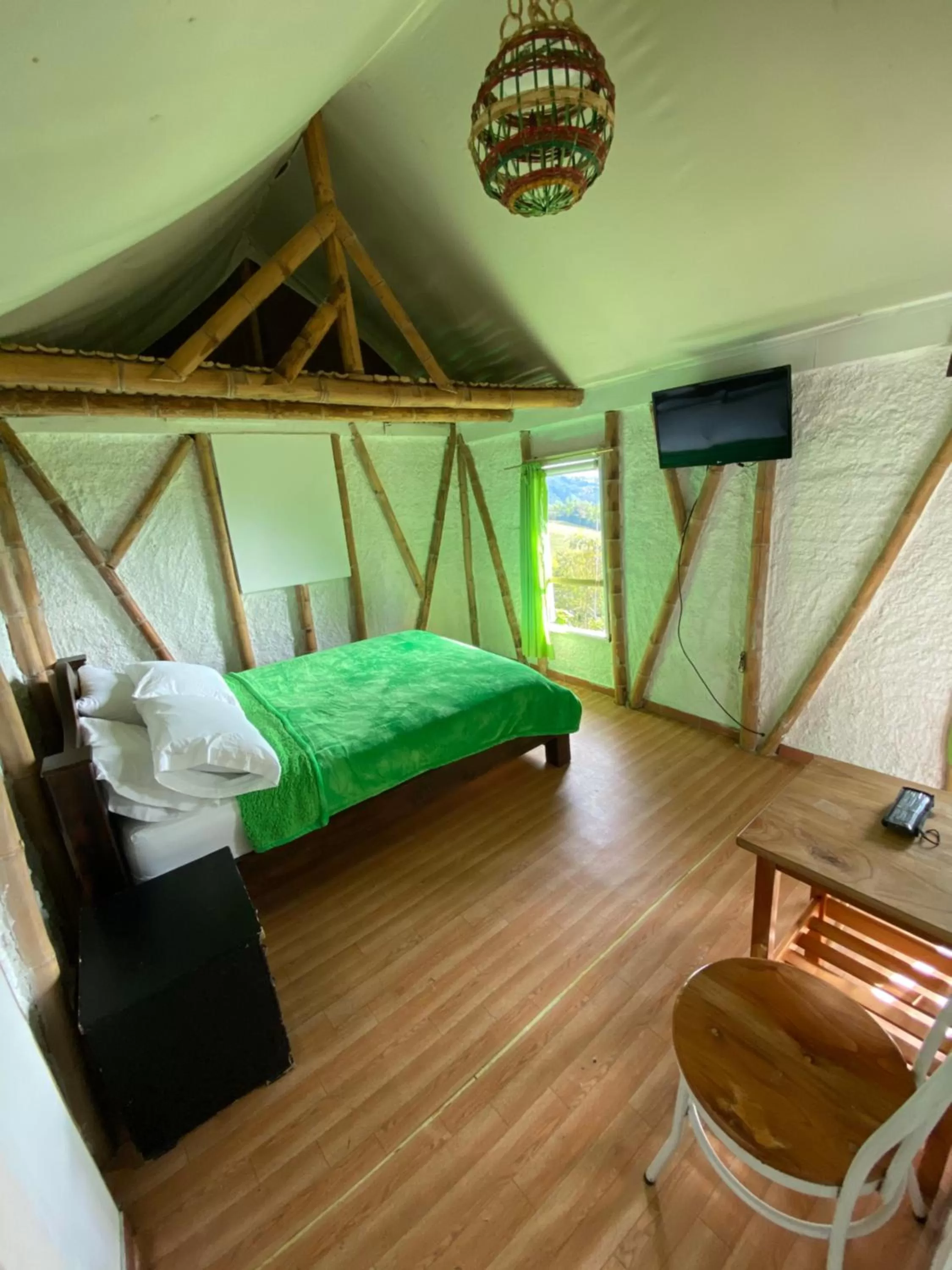 Bed in Eco Lodge La Juanita