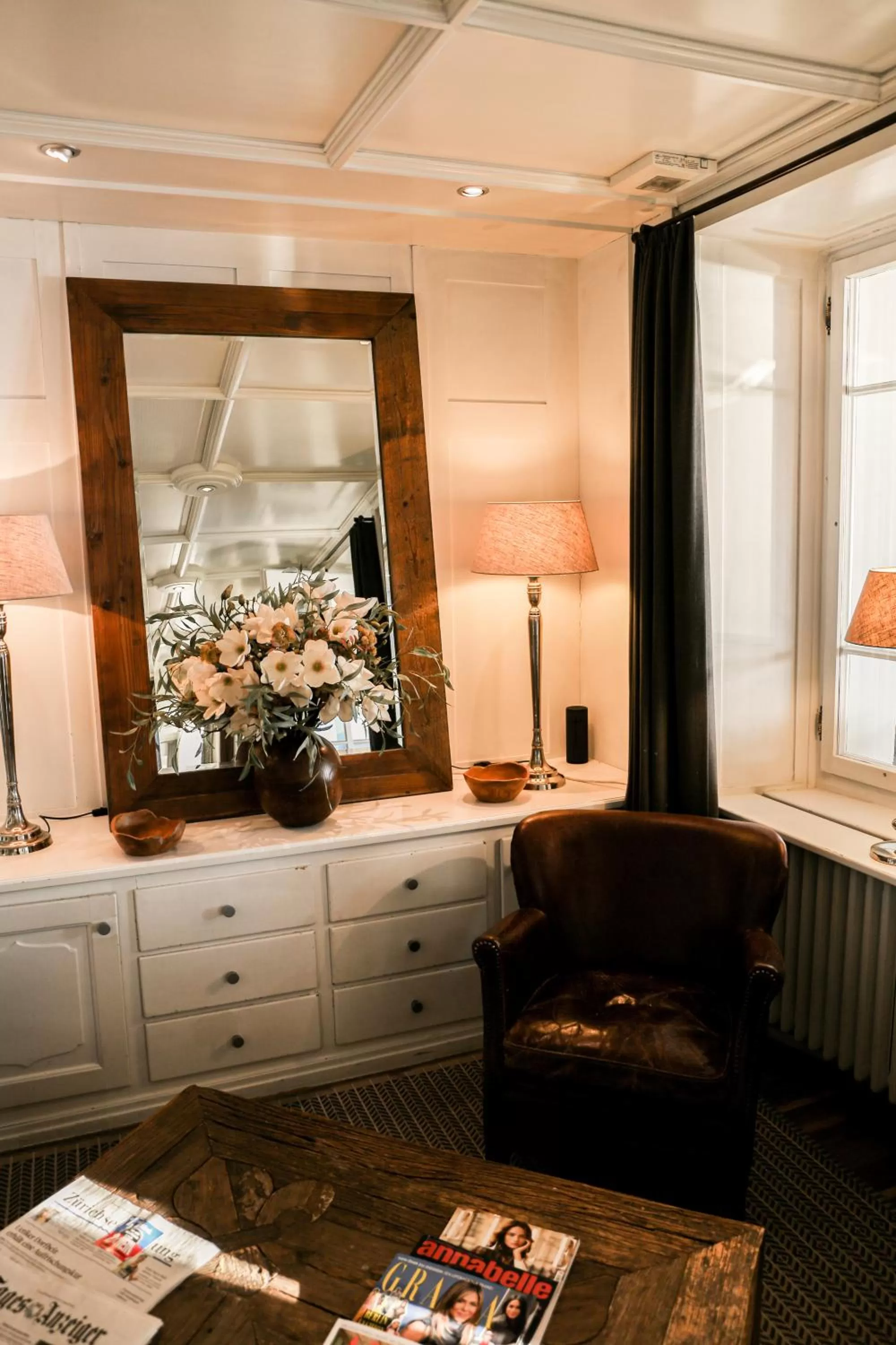 Decorative detail in Hotel Hirschen am See