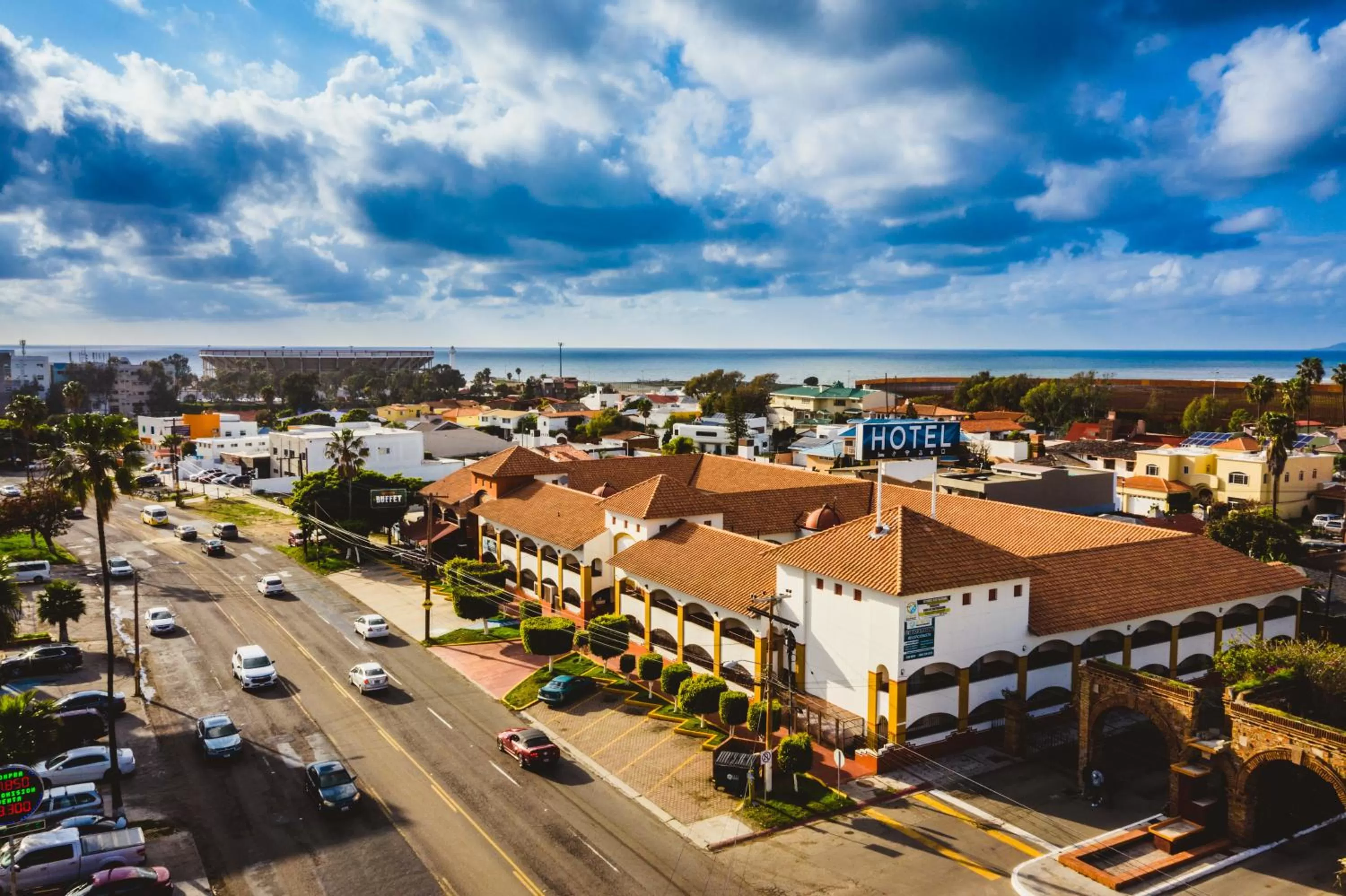 Property building in Del Mar Inn Playas