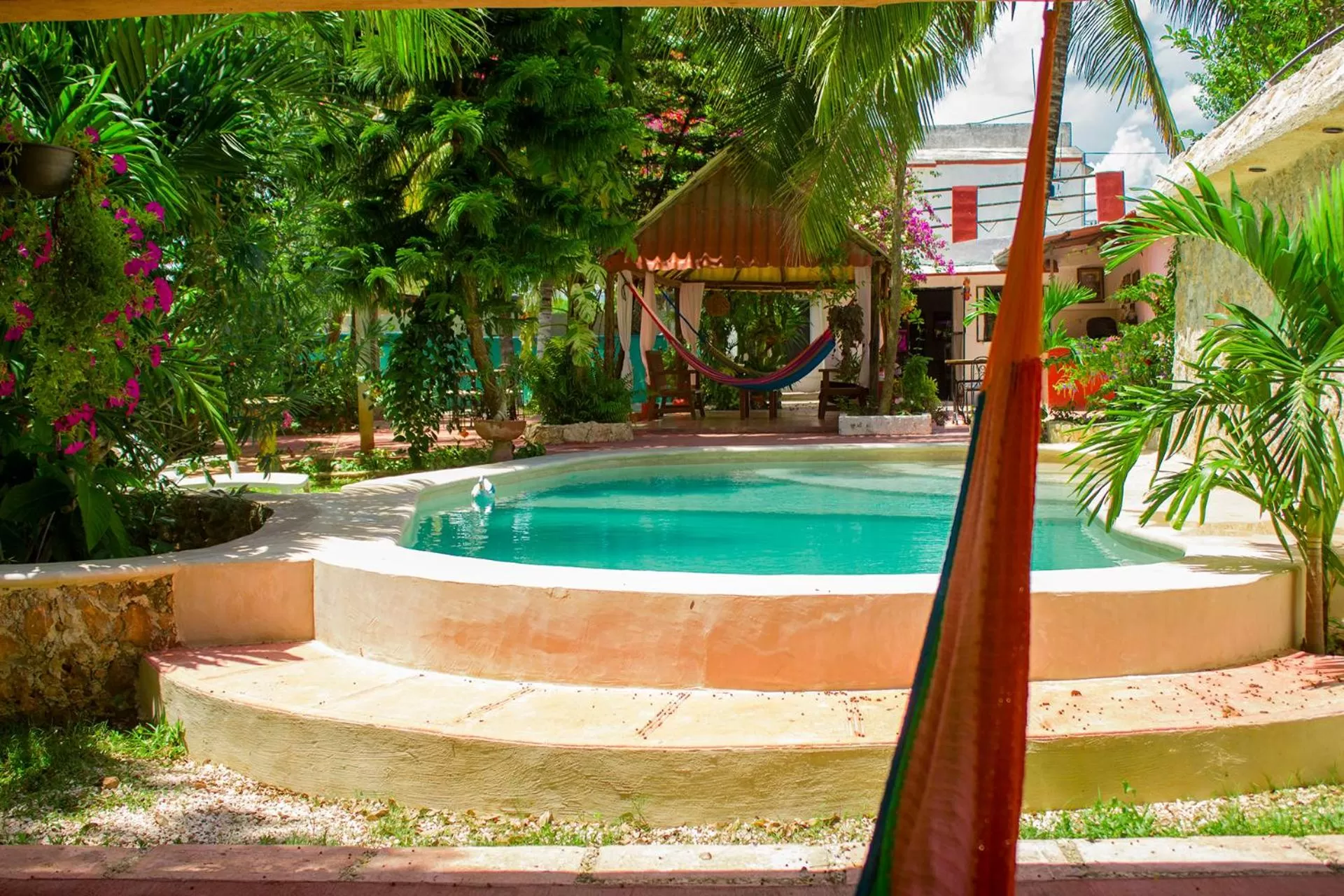 Patio in Casa De Los Pájaros - B&B