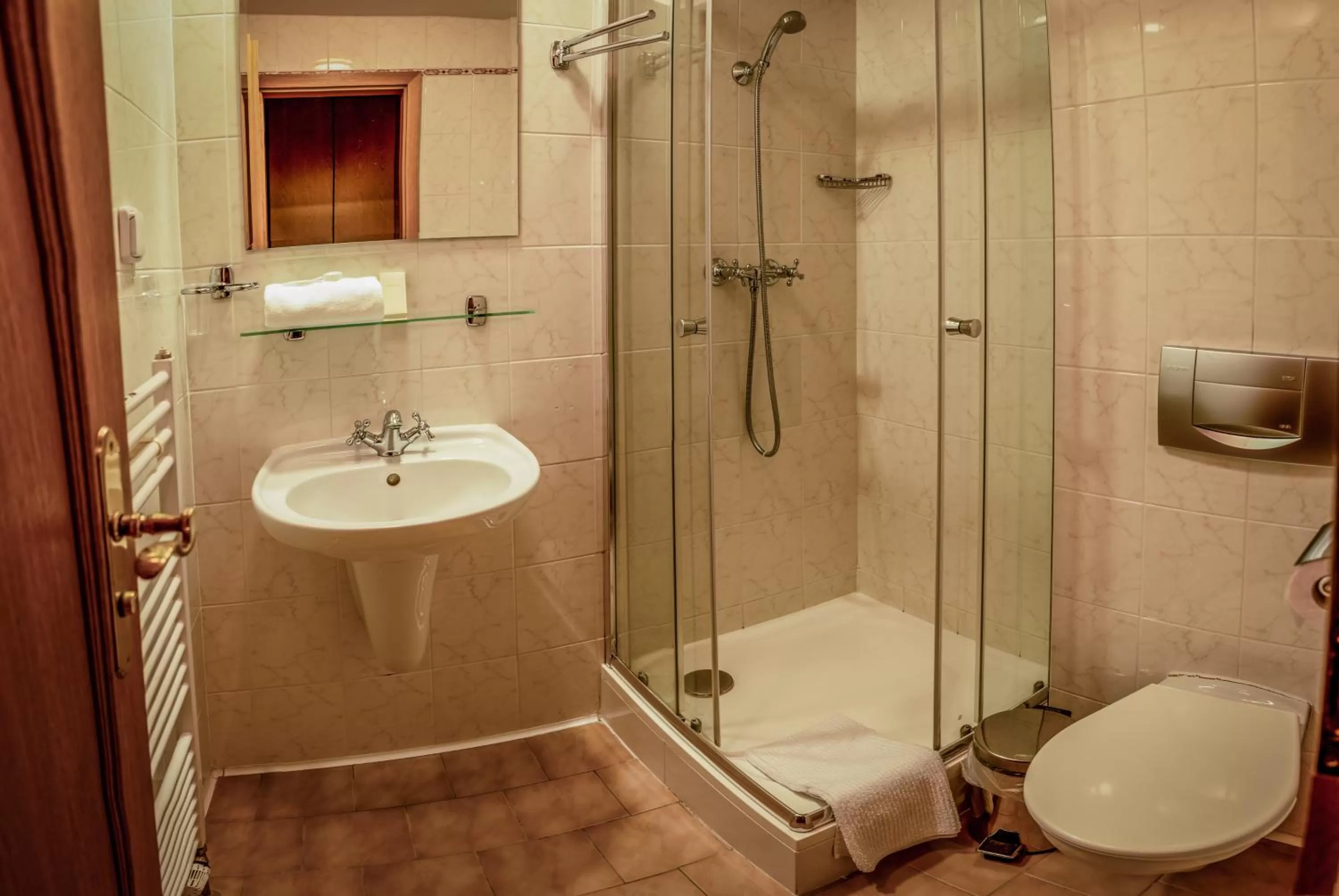 Shower in Hotel Brixen