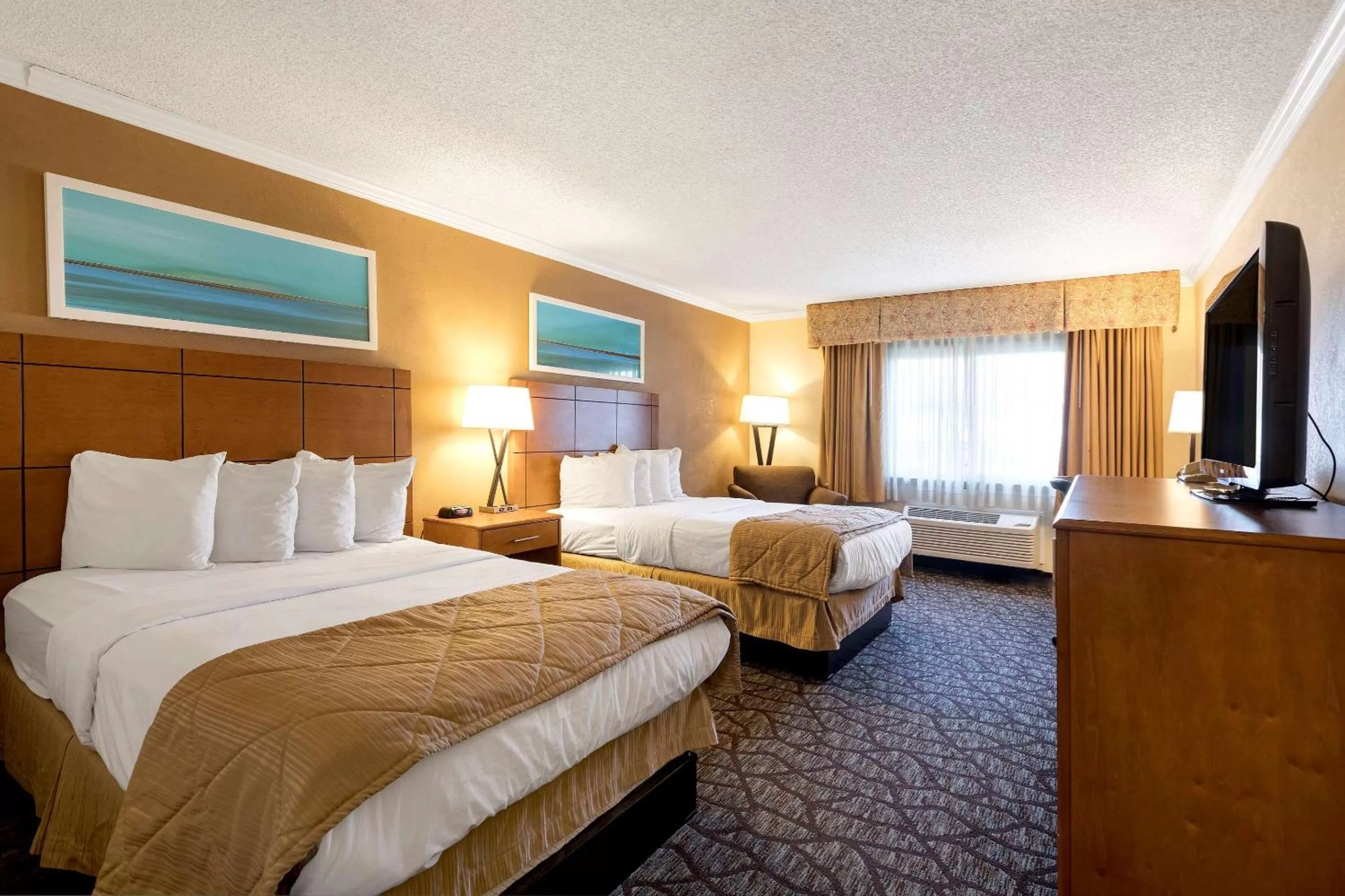 Photo of the whole room in Clarion Hotel Detroit Metro Airport