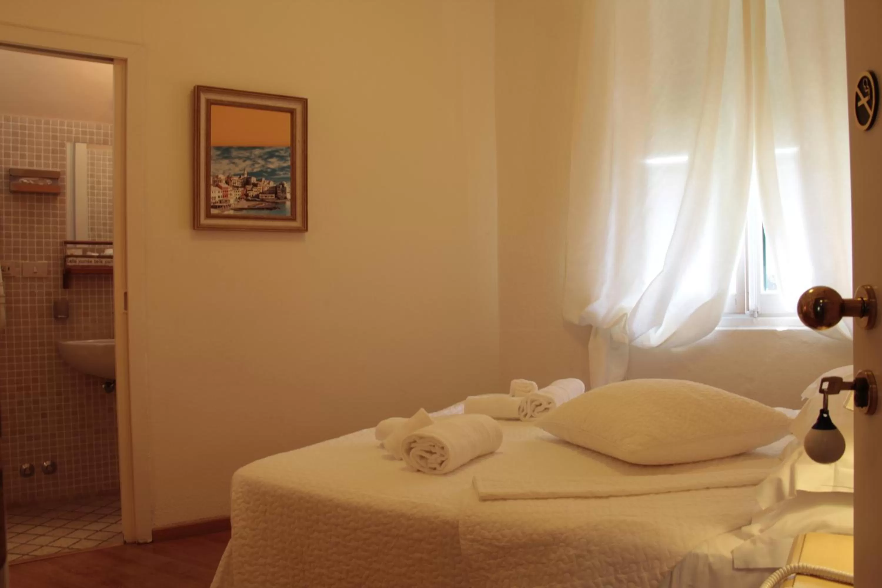 Bed in Hotel Argentina