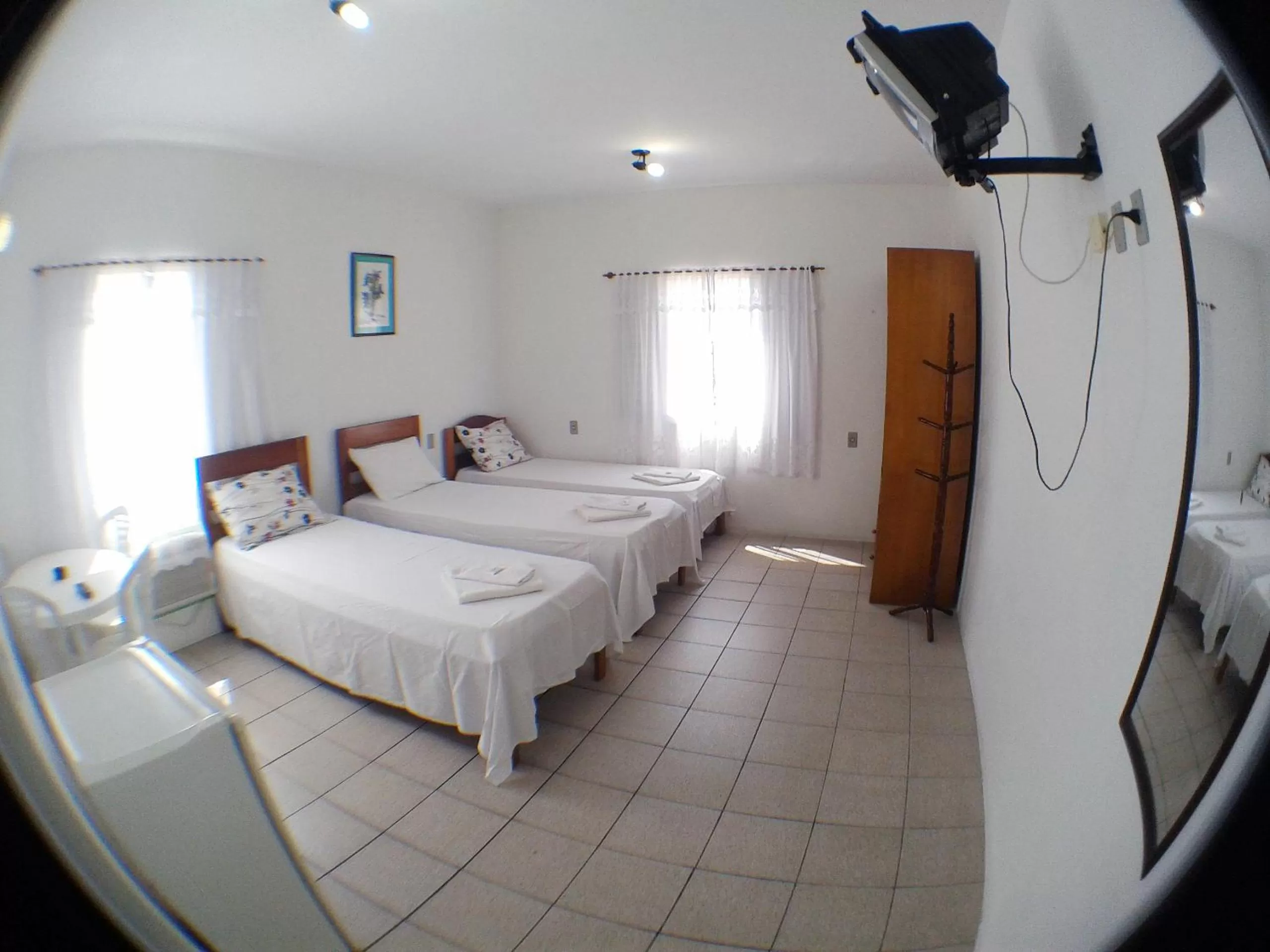 Bed in Pousada Milani