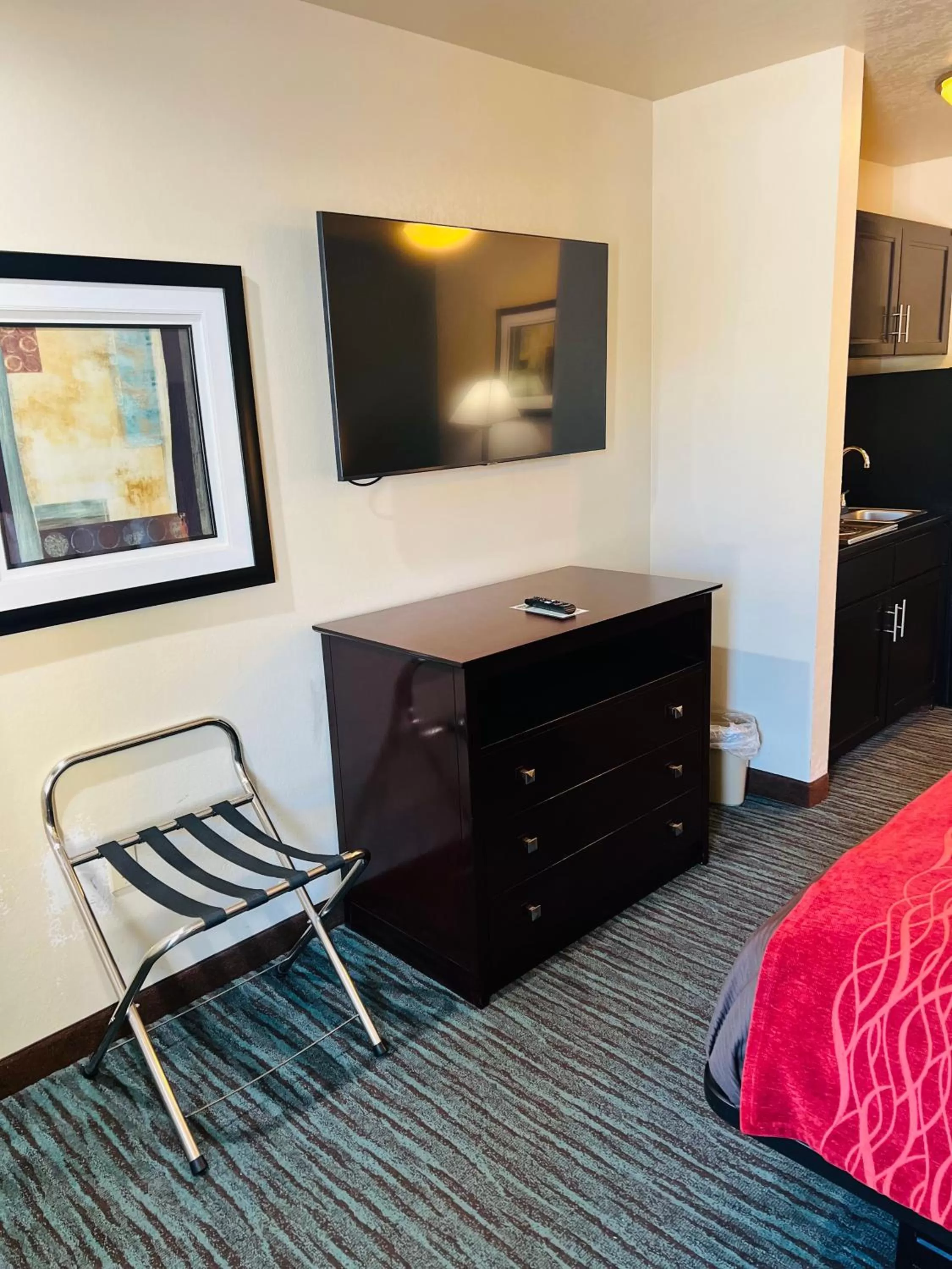 TV/Entertainment Center in Garden Inn and Suites