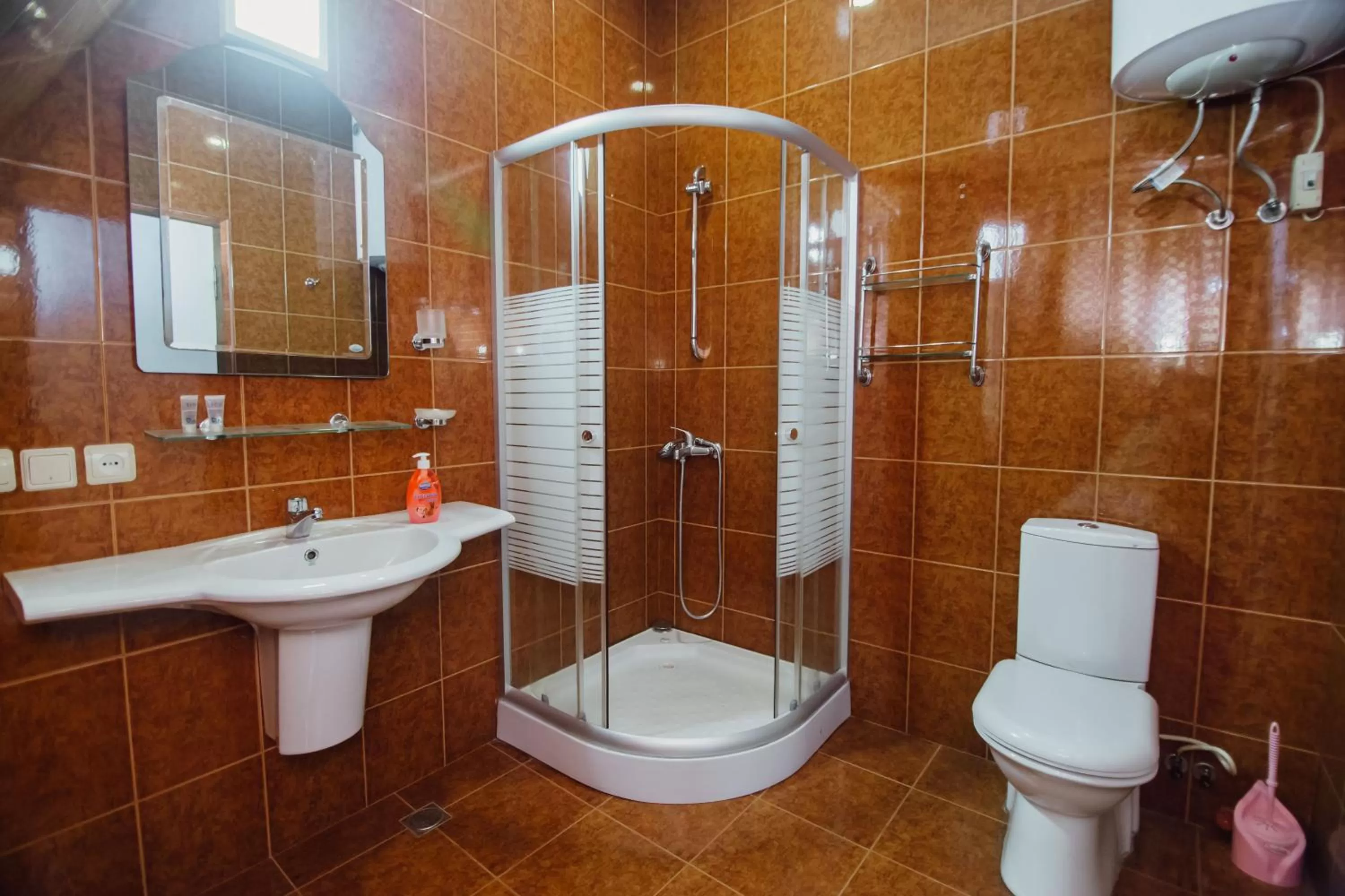 Shower, Bathroom in Hotel Queen-Batumi