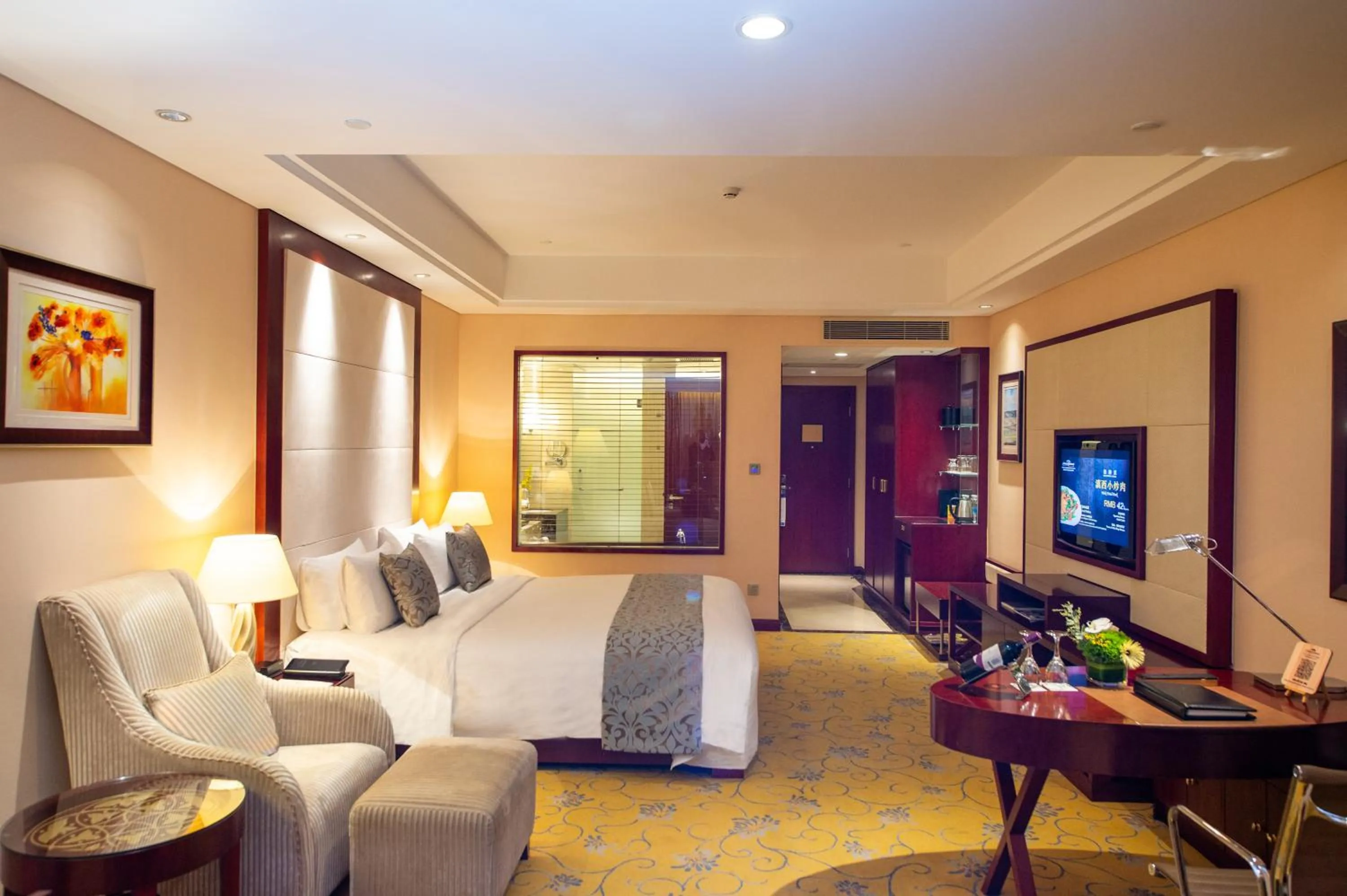 Seating area in Howard Johnson Tropical Garden Plaza Kunming Chenggong