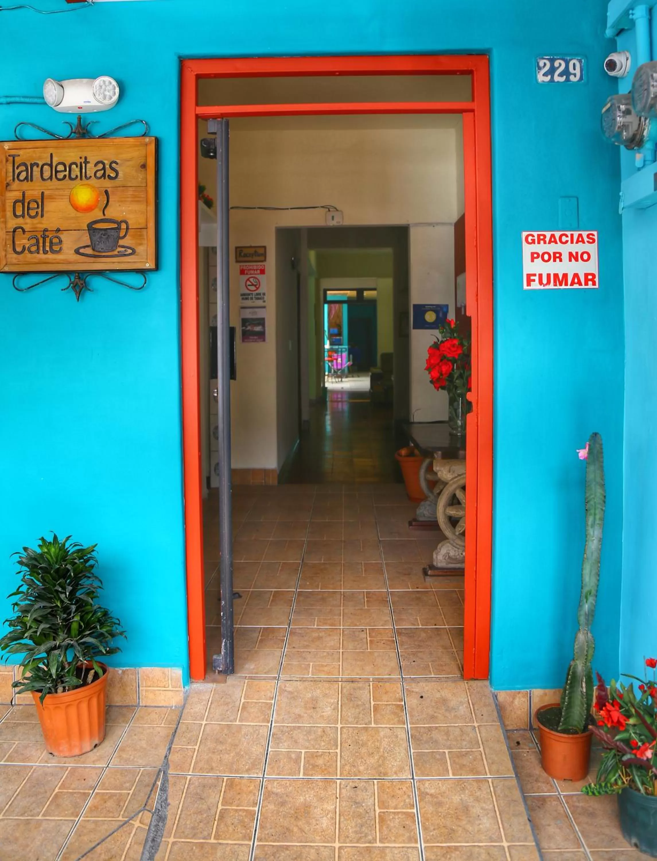 Facade/entrance in Hotel Trianon