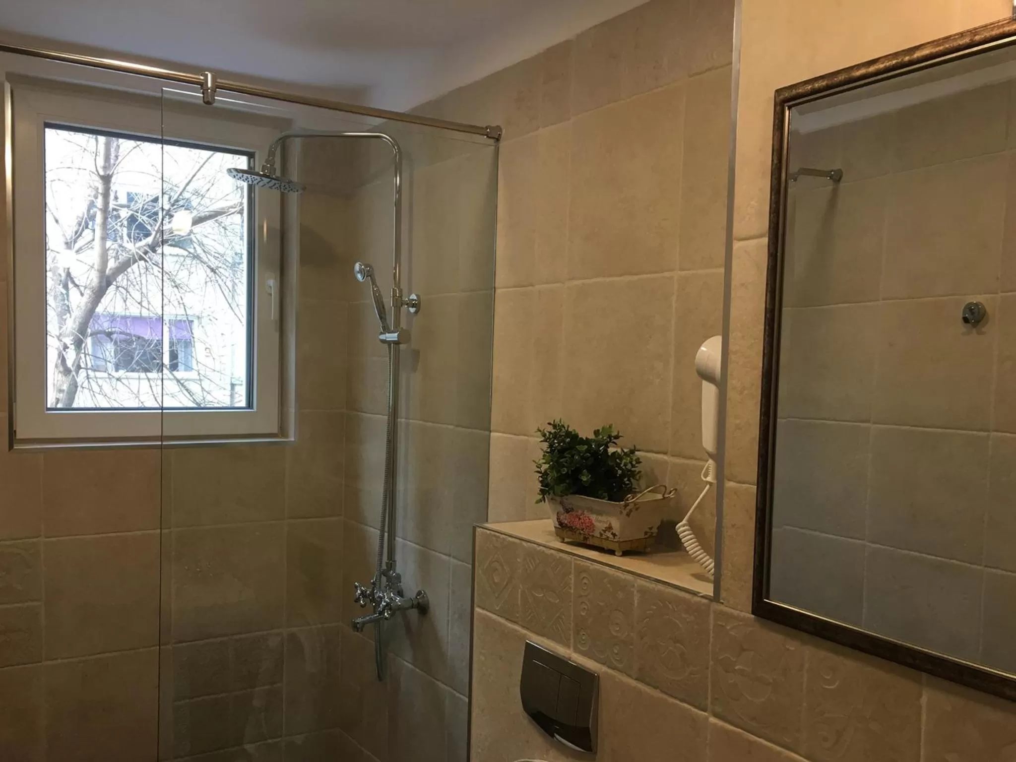 Shower in Family Hotel Agoncev