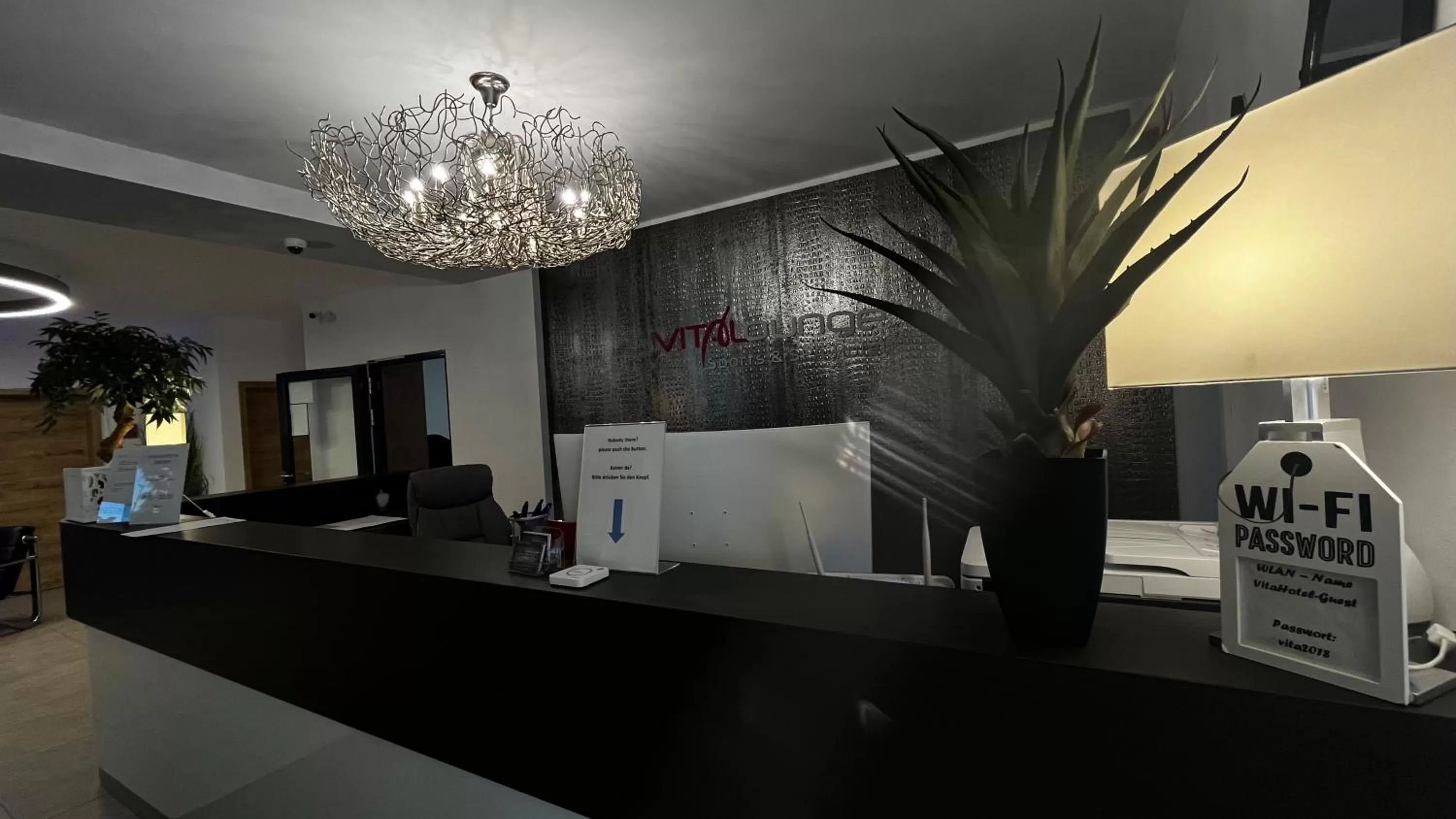 Lobby or reception in VitaLounge Sports & Spa Hotel