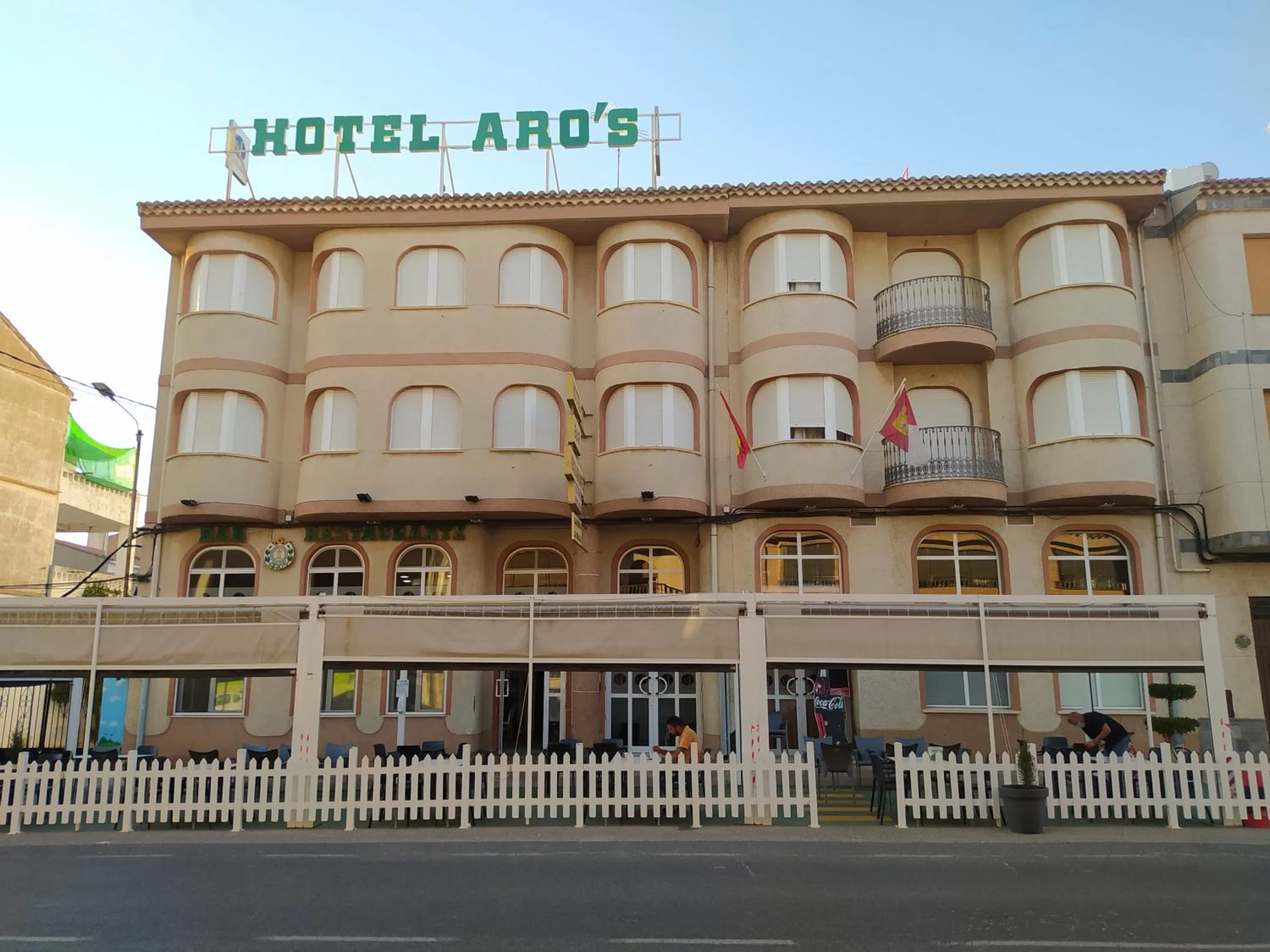 Facade/entrance in Hotel Aro'S