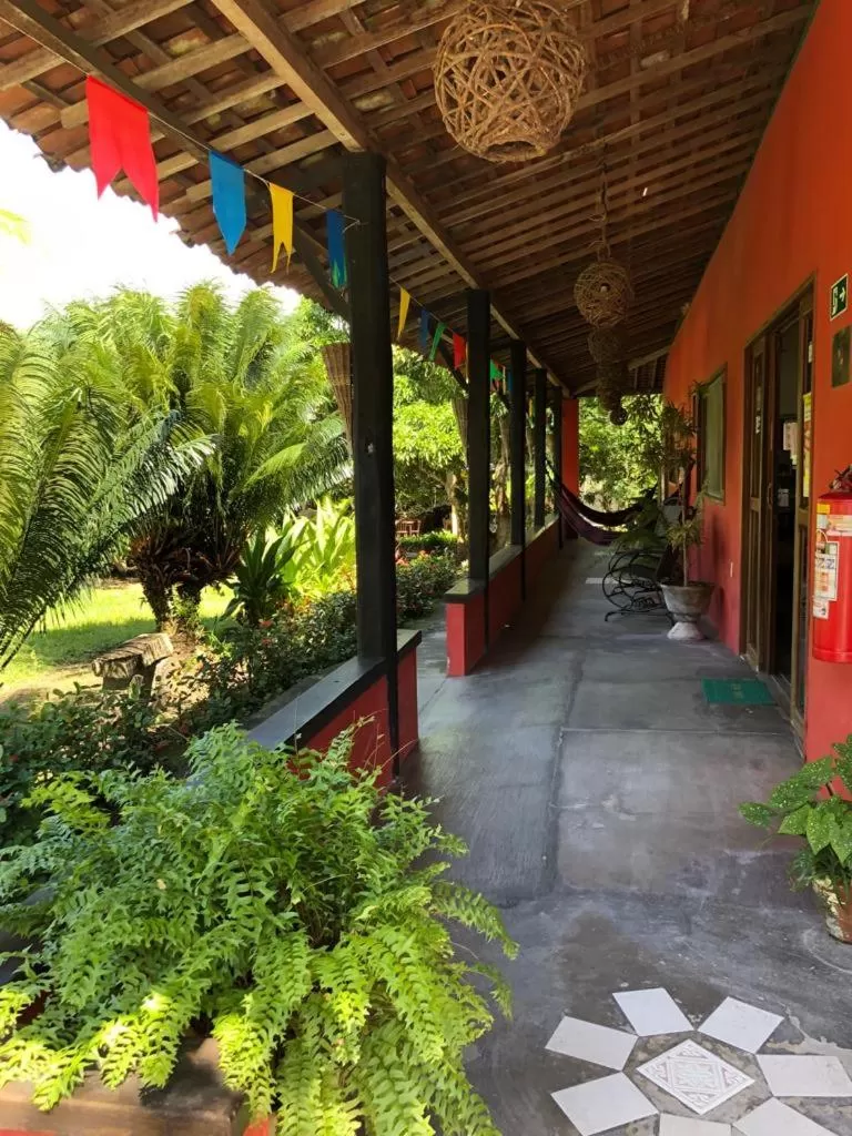 Balcony/Terrace in Pousada Aba da Serra