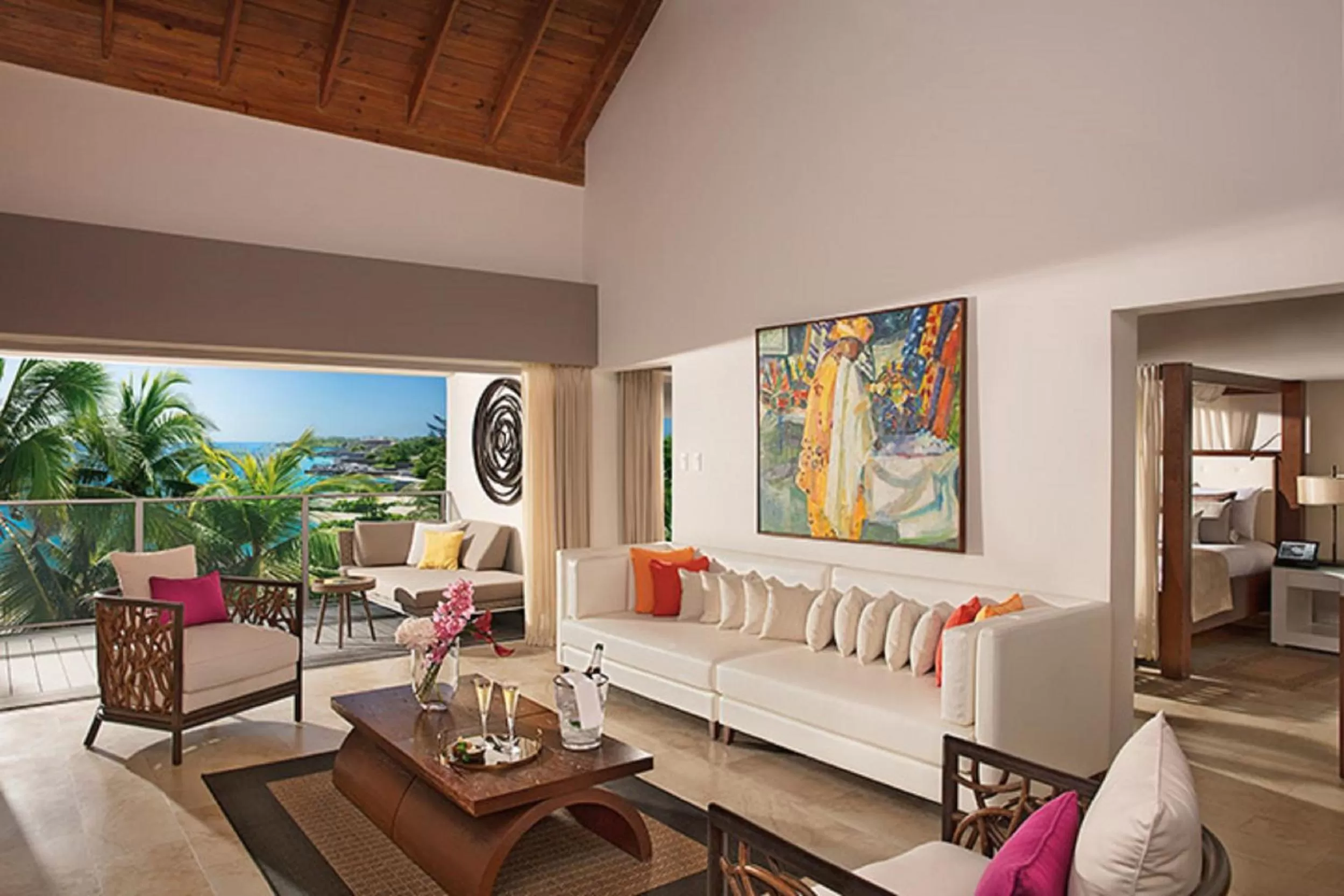 Living room in Zoetry Montego Bay
