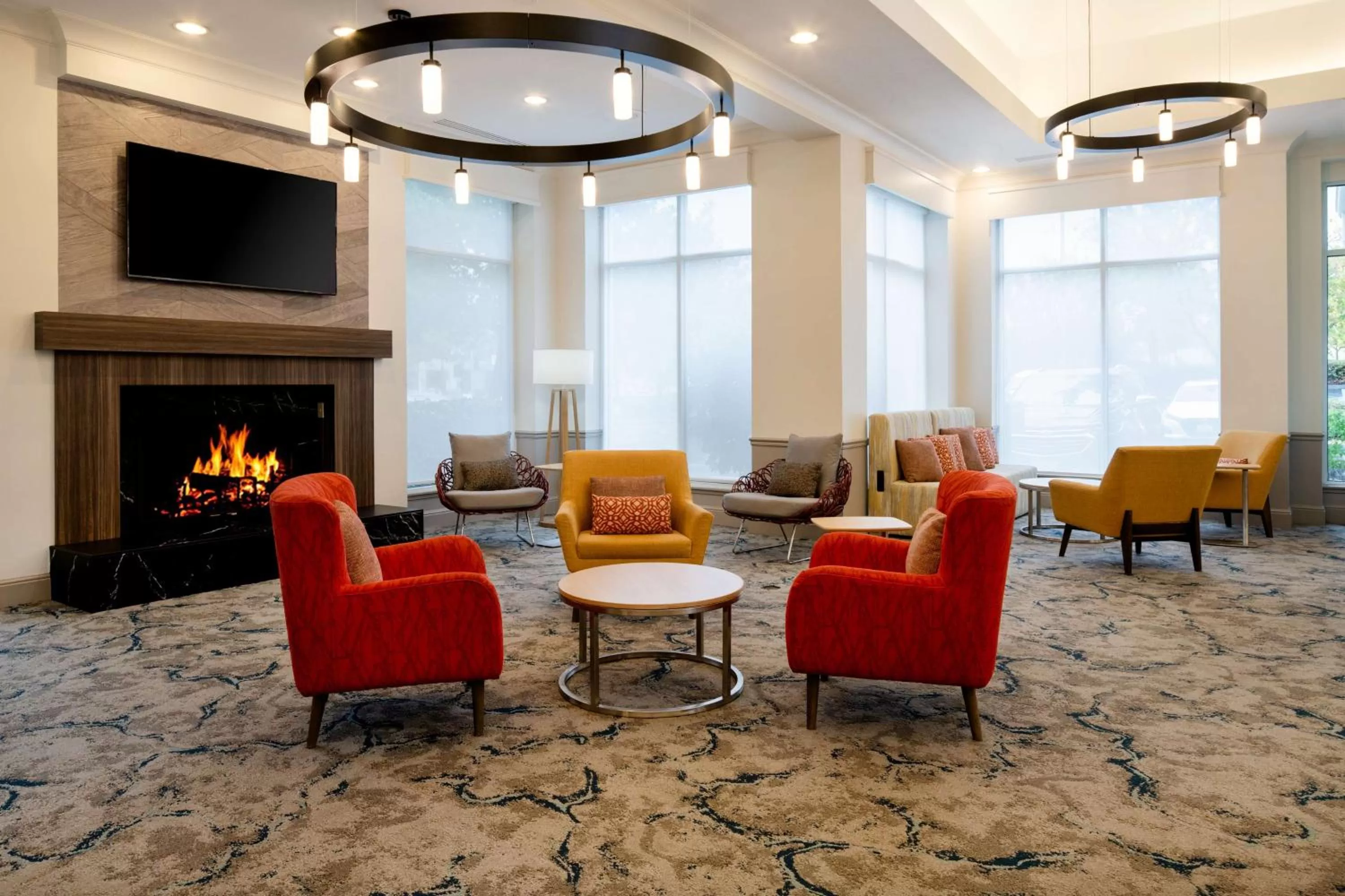 Lobby or reception in Hilton Garden Inn Folsom