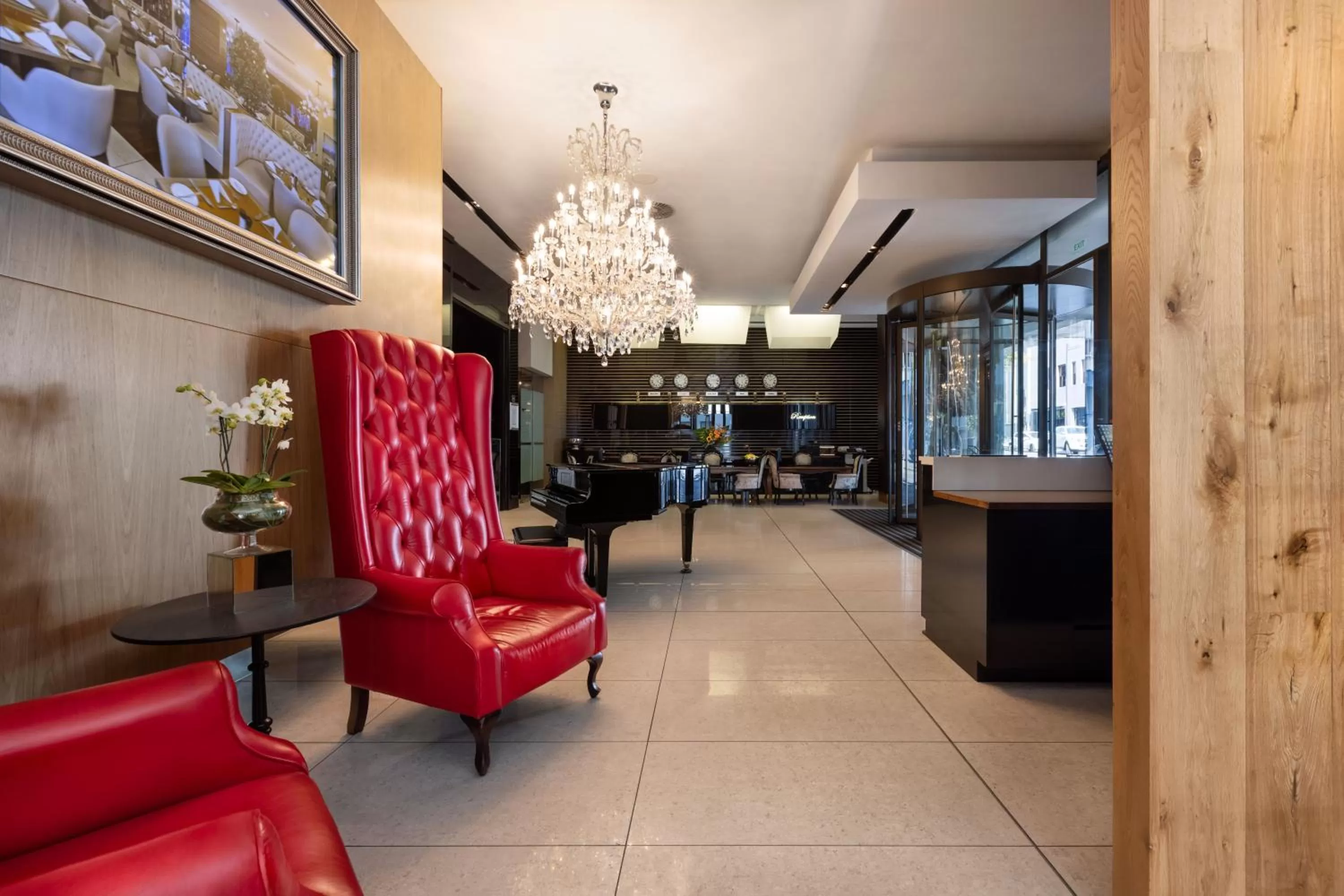 Lobby or reception in Pepperclub Hotel