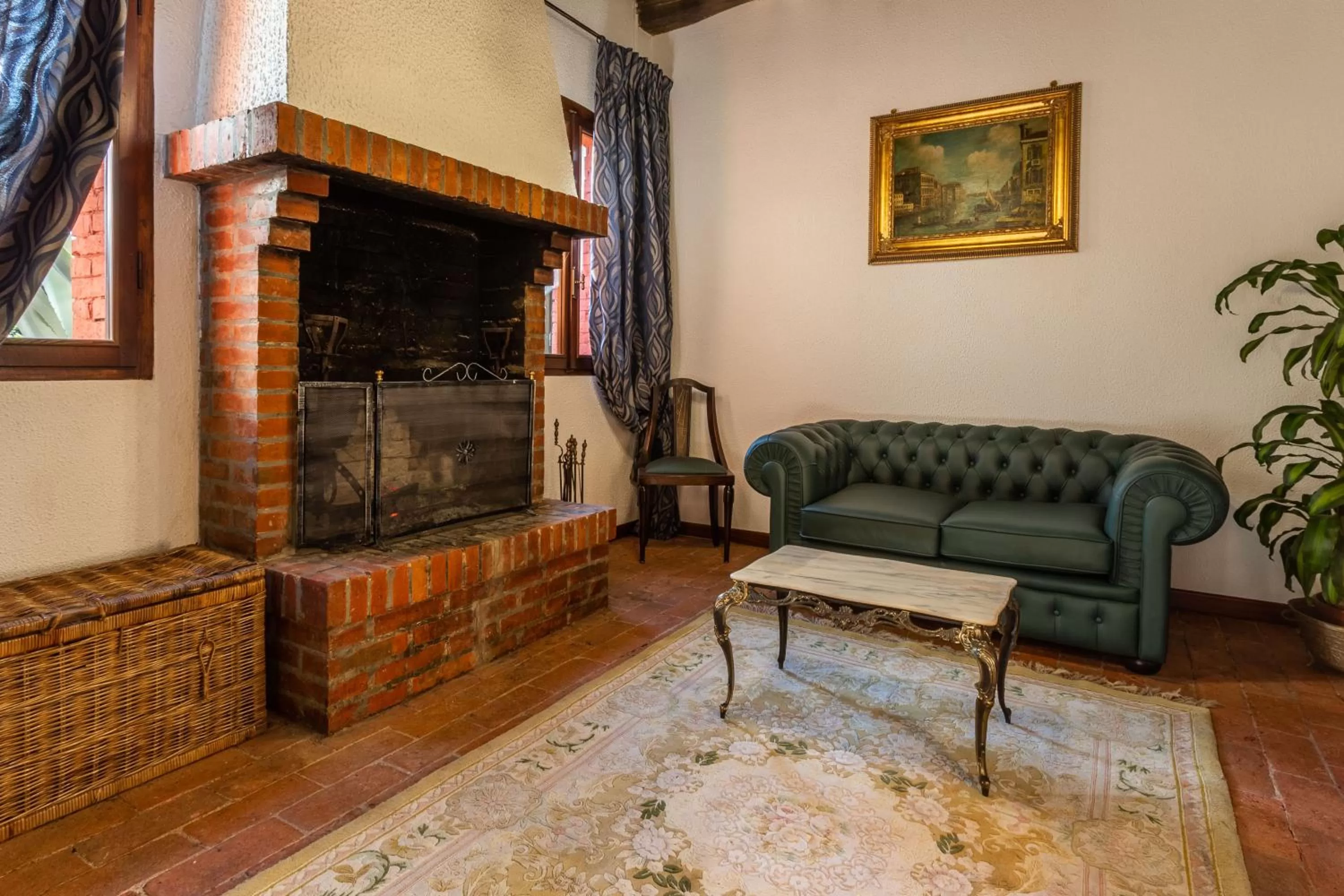 Lobby or reception in Ciasa De Gahja