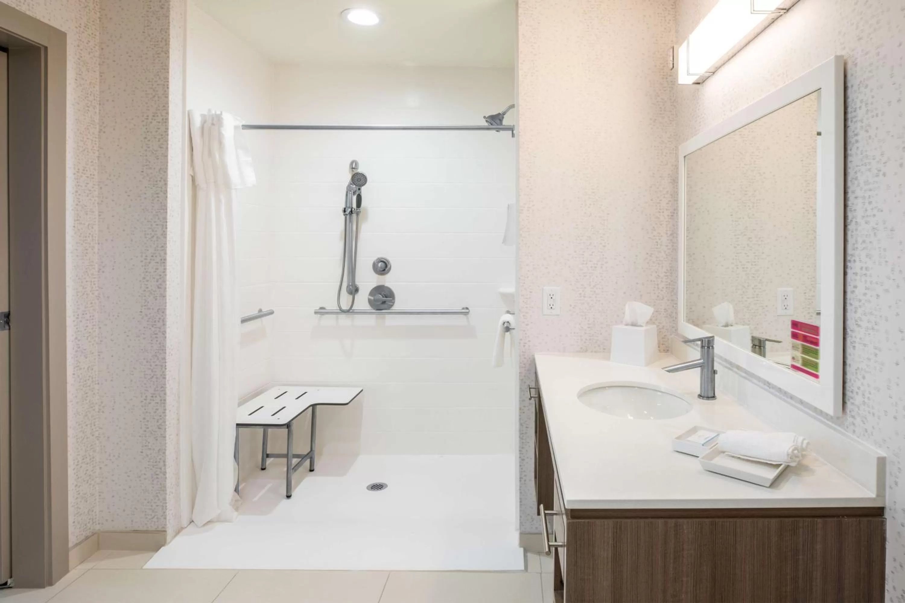 Bathroom in Home2 Suites by Hilton Houston Bush Intercontinental Airport Iah Beltway 8