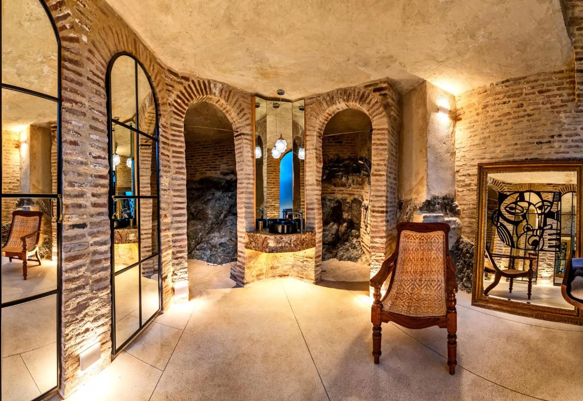 Shower in Castle in Old Town